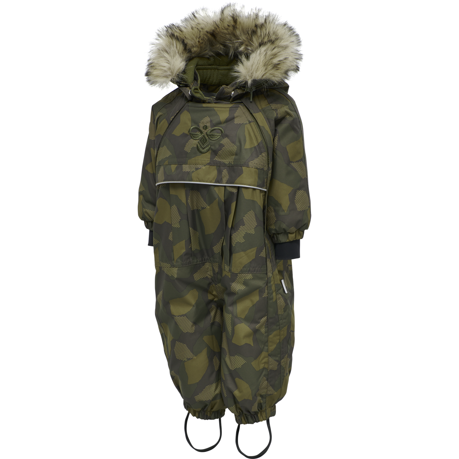 hmlMOON SNOWSUIT, OLIVE NIGHT/ECRU OLIVE, packshot