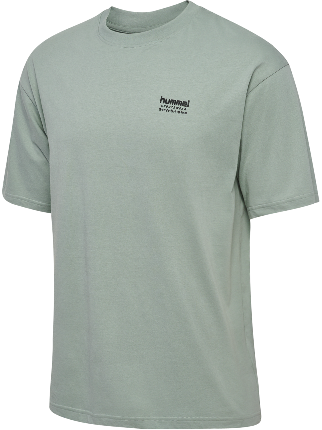 hmlLOOSE T-SHIRT S/S HSW FOOTBALL, ICEBERG GREEN, packshot