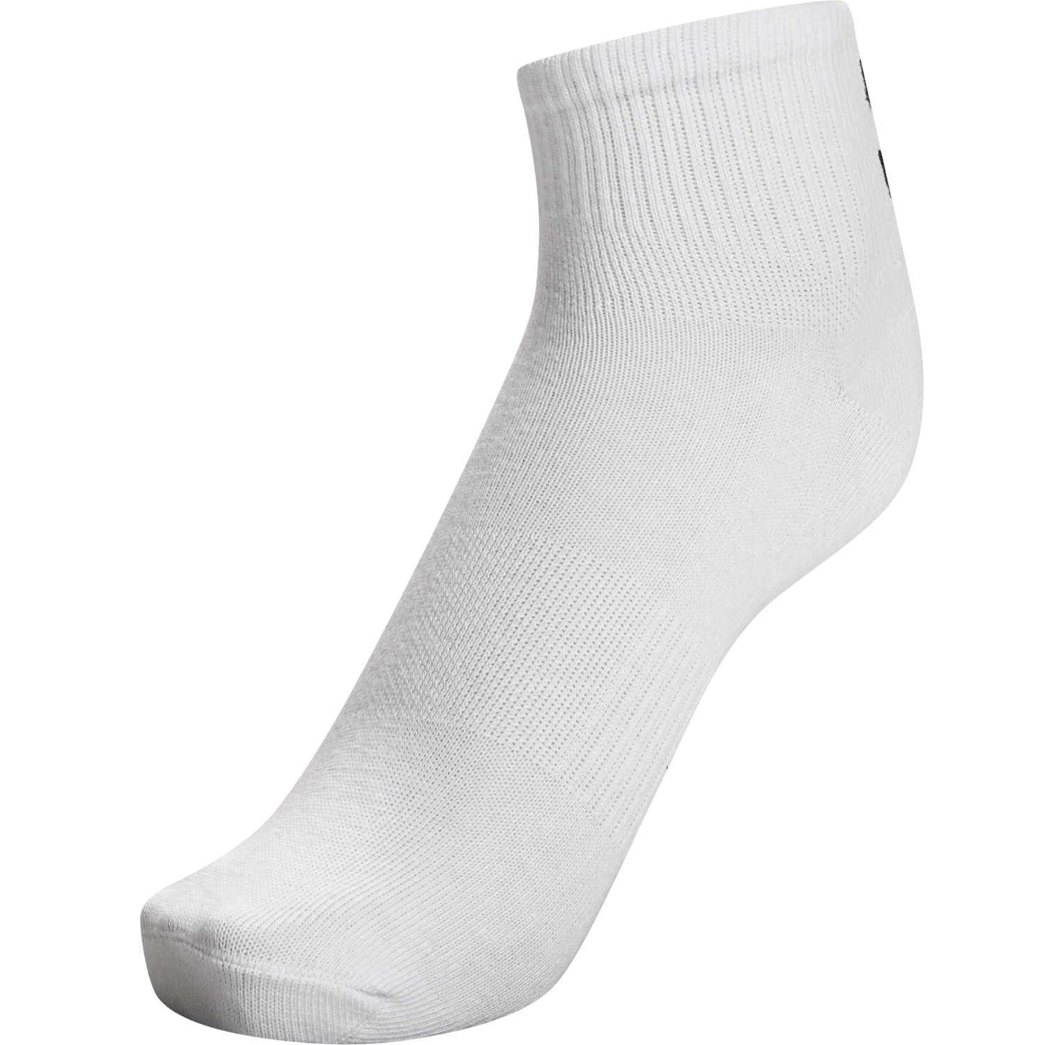 hmlCHEVRON 6-PACK  MID CUT SOCKS, WHITE/WHITE, packshot