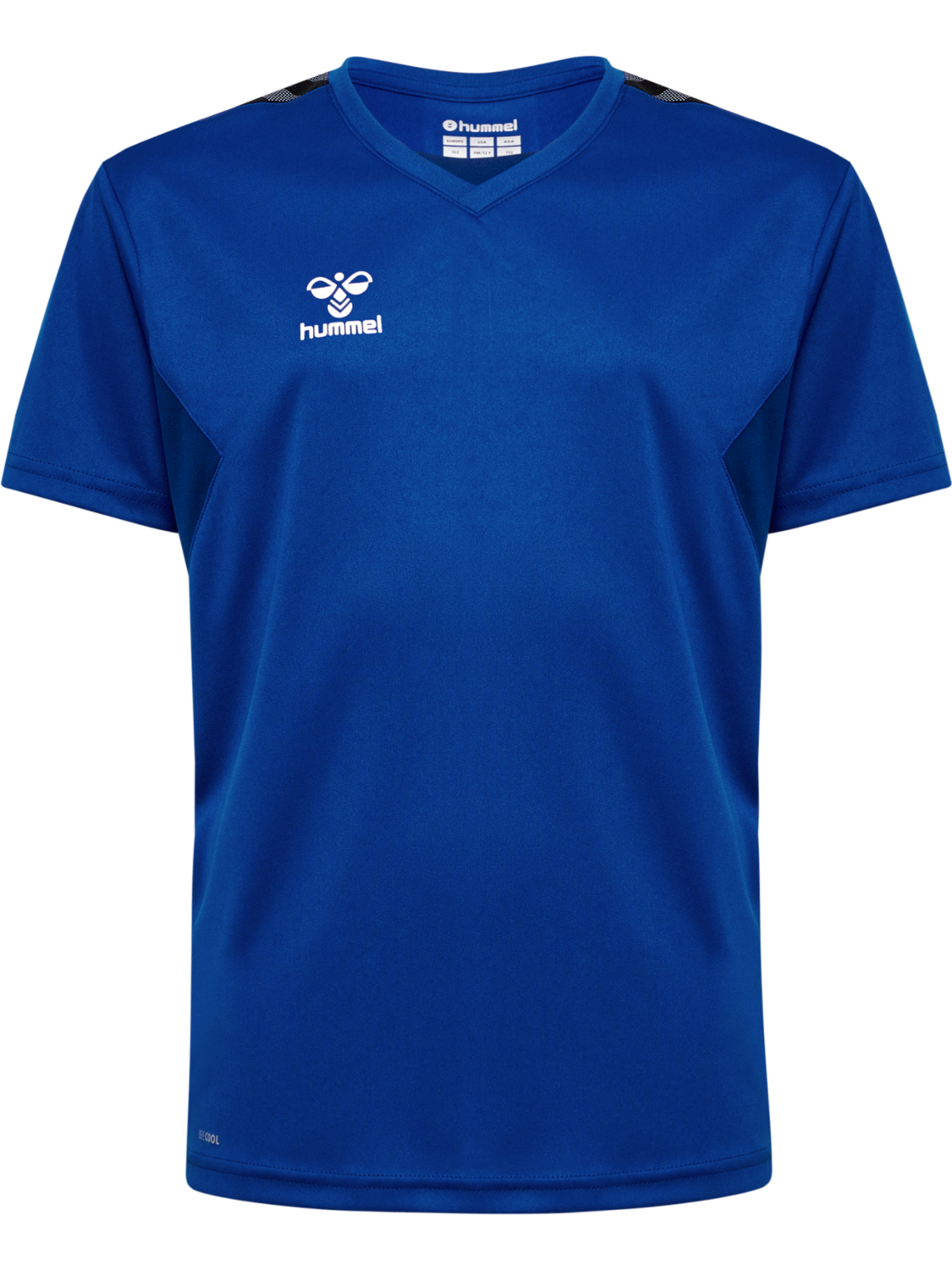 hmlAUTHENTIC PL JERSEY S/S KIDS, TRUE BLUE, packshot