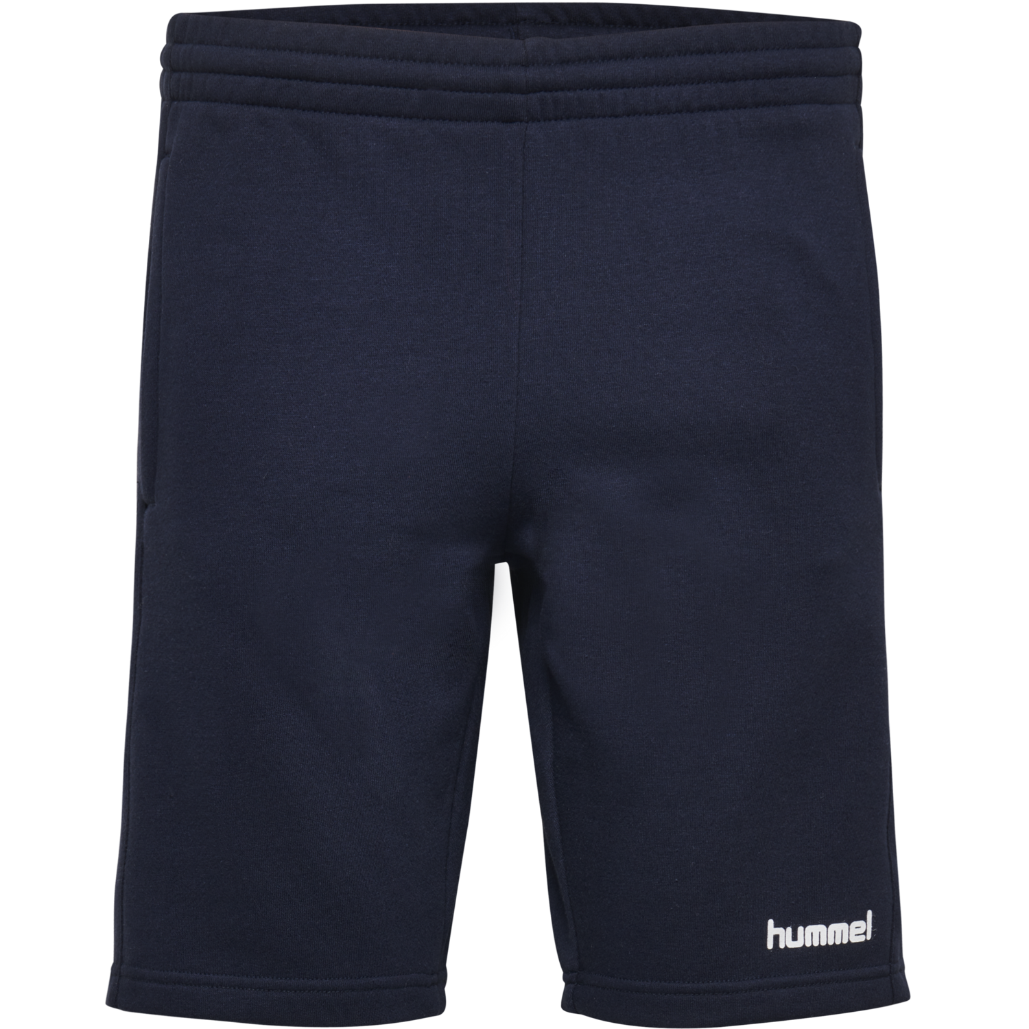 HMLGO COTTON BERMUDA SHORTS WOMAN, MARINE, packshot