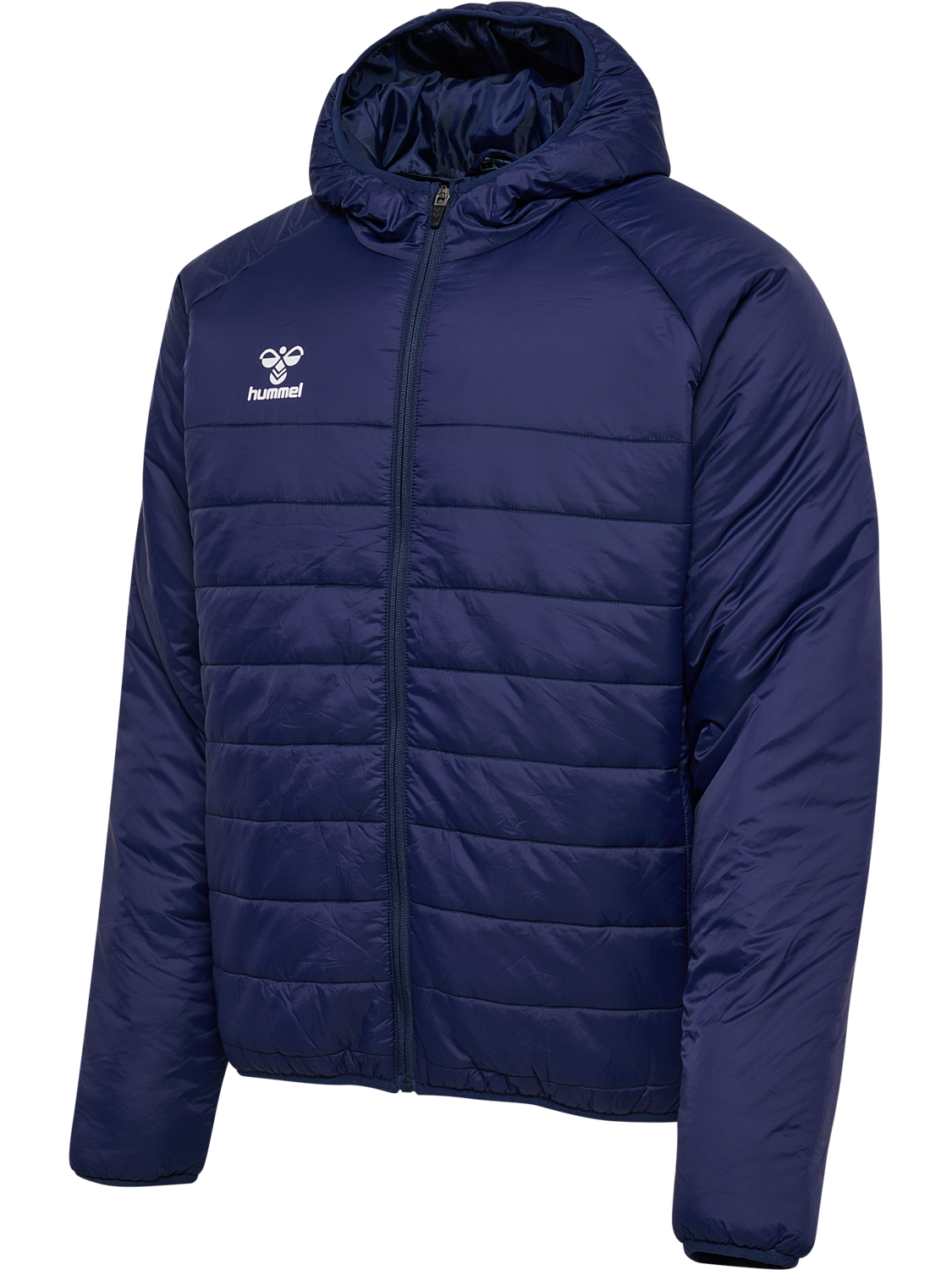 hmlGO QUILTED HOOD JACKET, MARINE, packshot