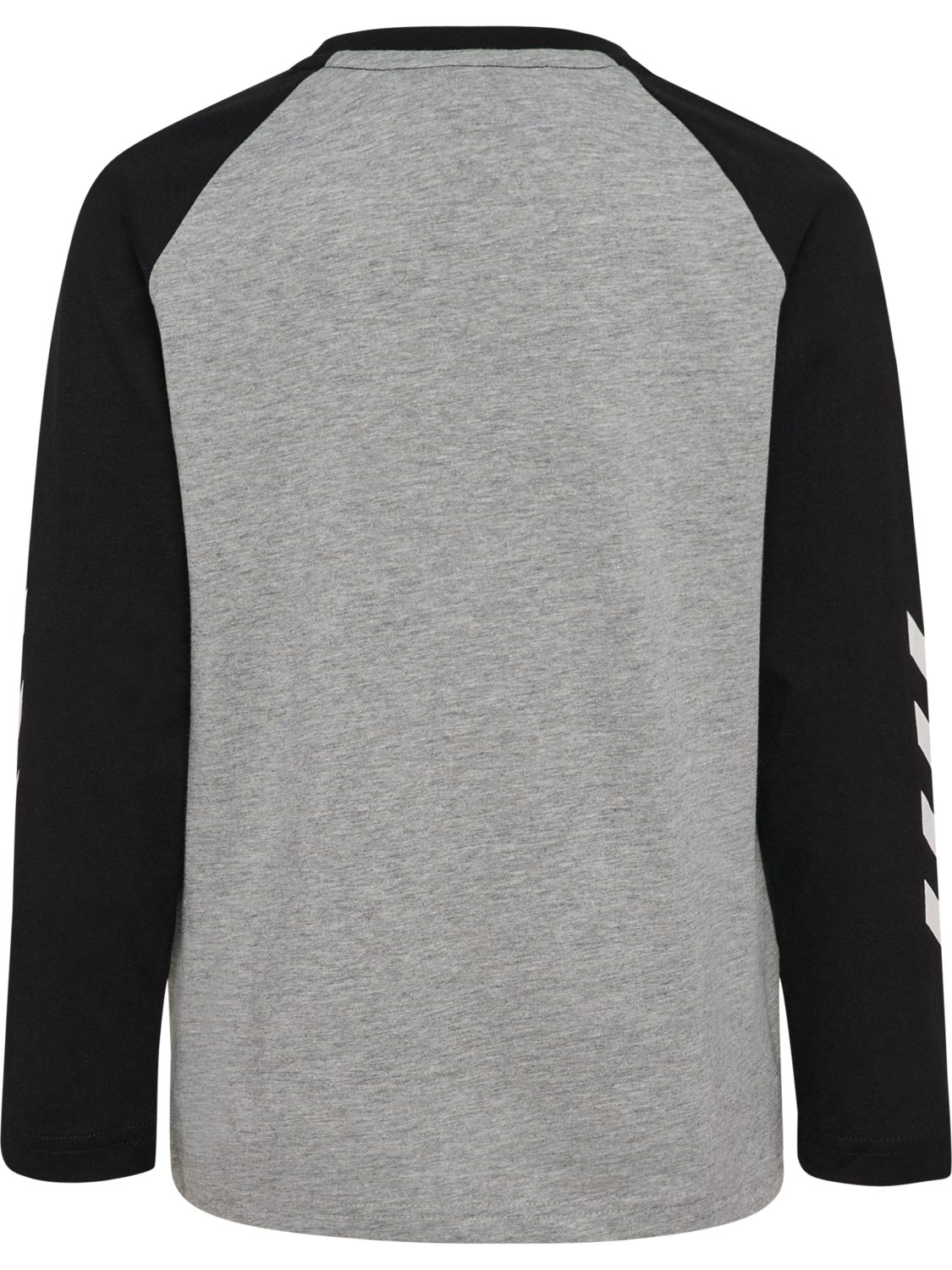 hmlJR LOGO T-SHIRT L/S, GREY MELANGE, packshot