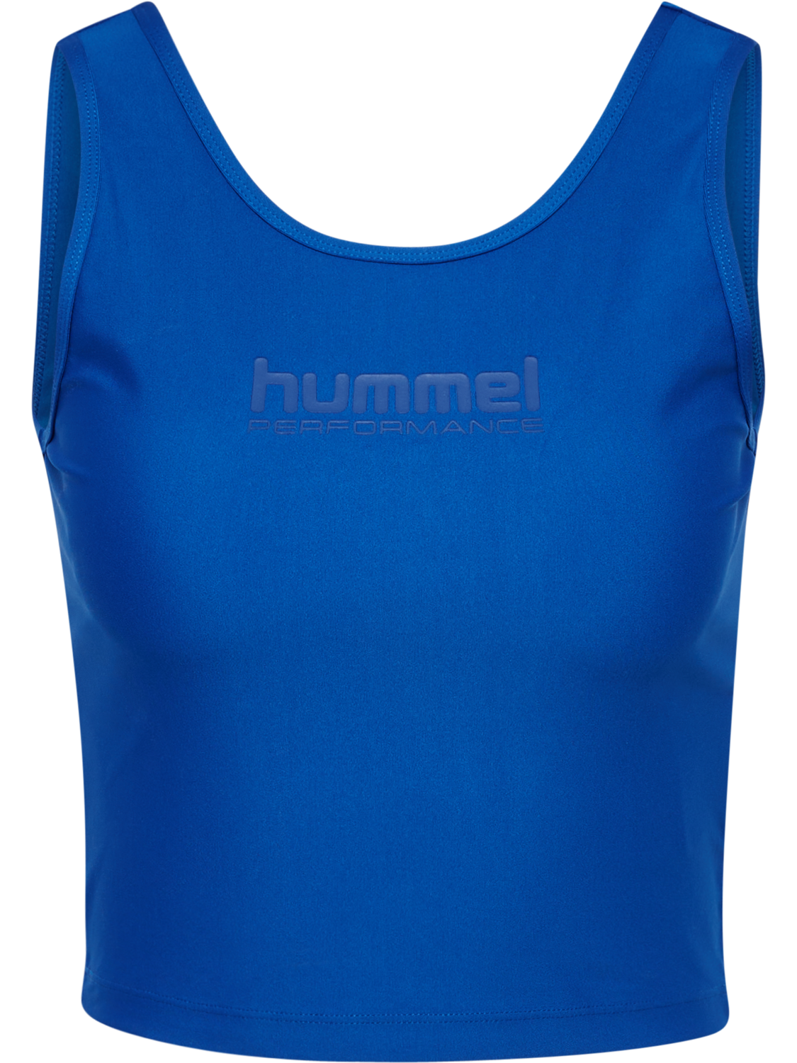 hmlFAST CROPPED TOP, OLYMPIAN BLUE, packshot