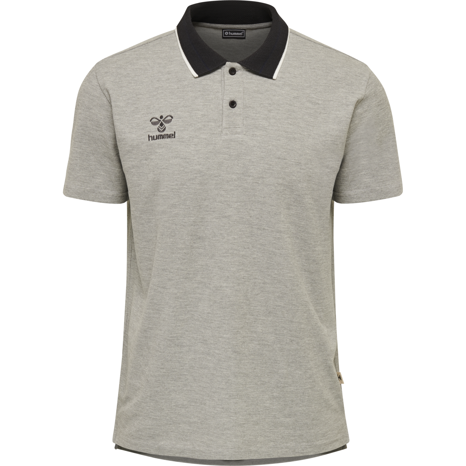 hmlMOVE POLO, GREY MELANGE, packshot