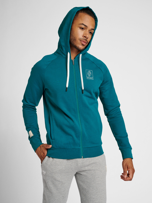hmlGG12 SWEAT ZIP HOODIE, 7161, model