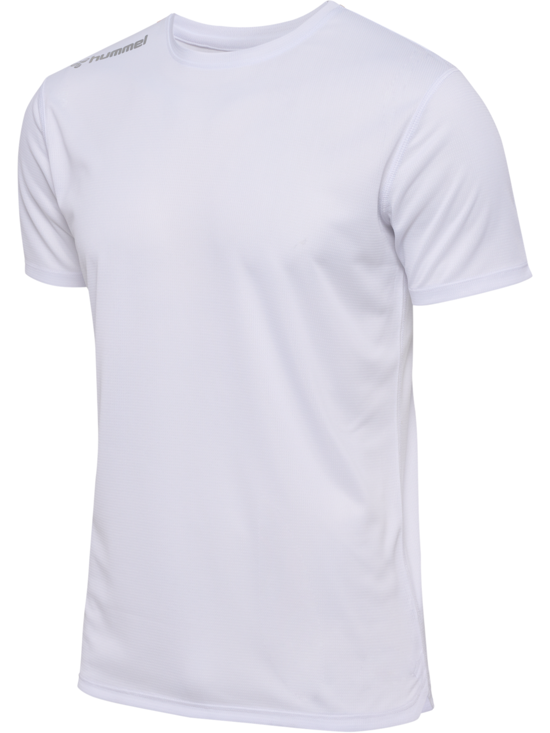 hmlRUN JERSEY S/S, WHITE, packshot
