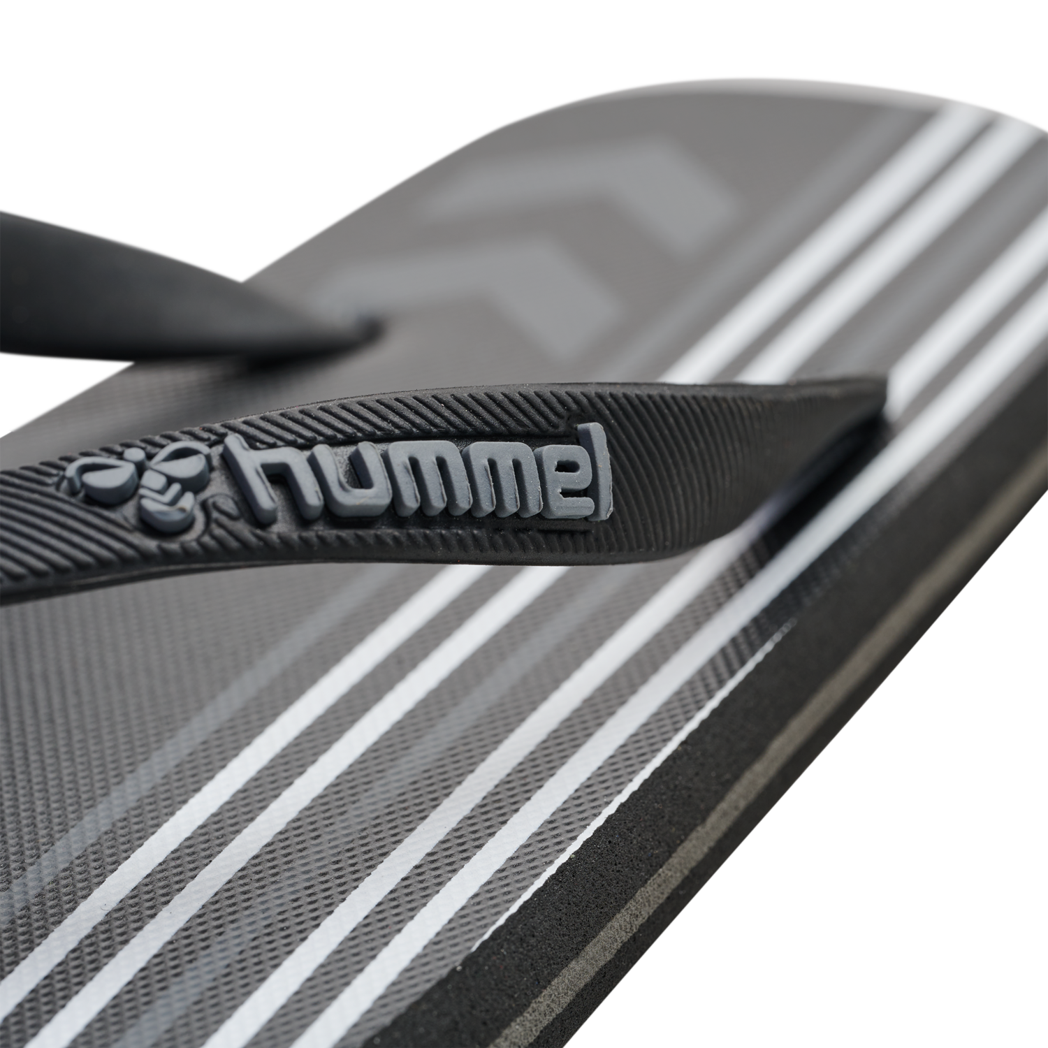 MULTI STRIPE FLIP FLOP, BLACK, packshot