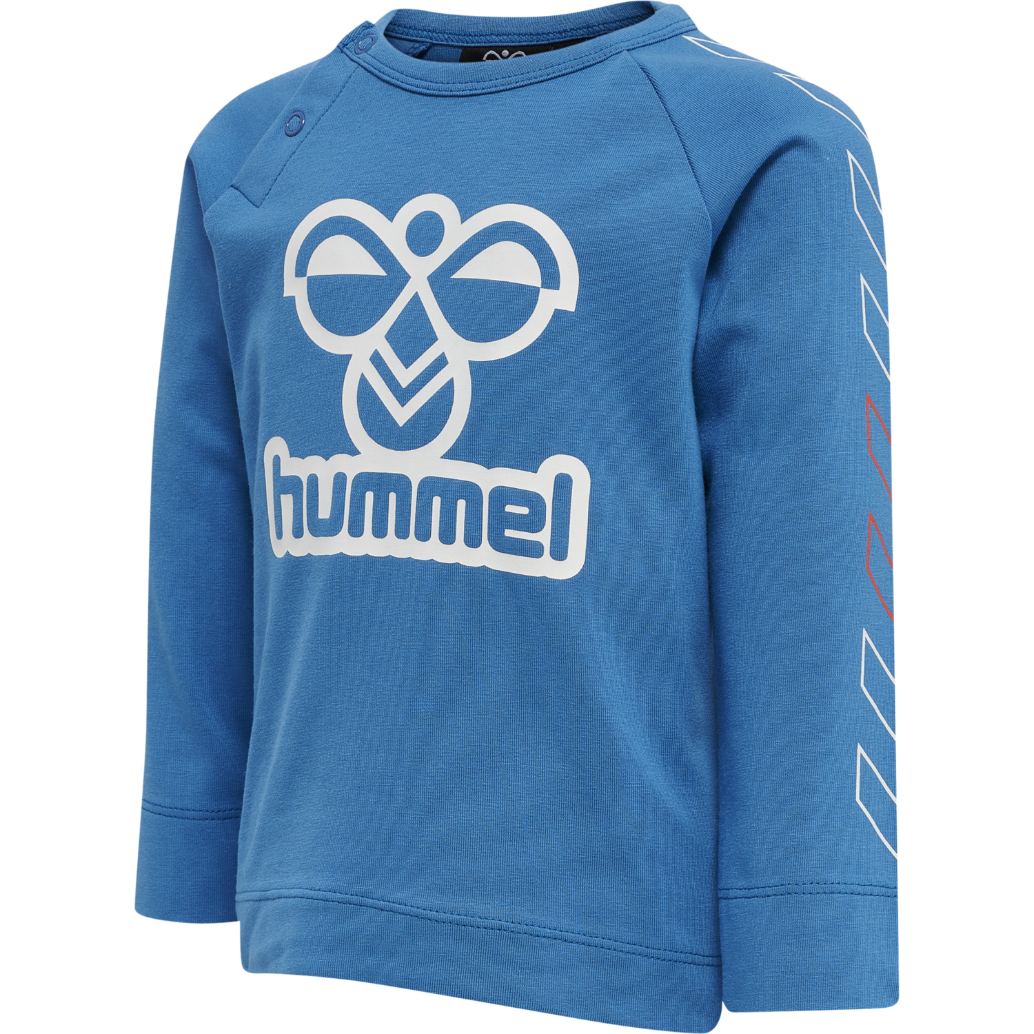hmlCODY T-SHIRT L/S, VALLARTA BLUE, packshot