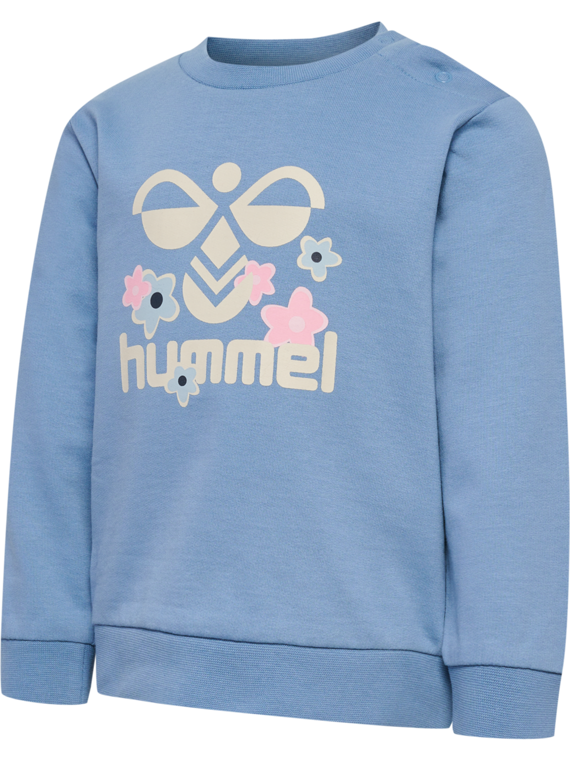 hmlLIME SWEATSHIRT, FADED DENIM, packshot