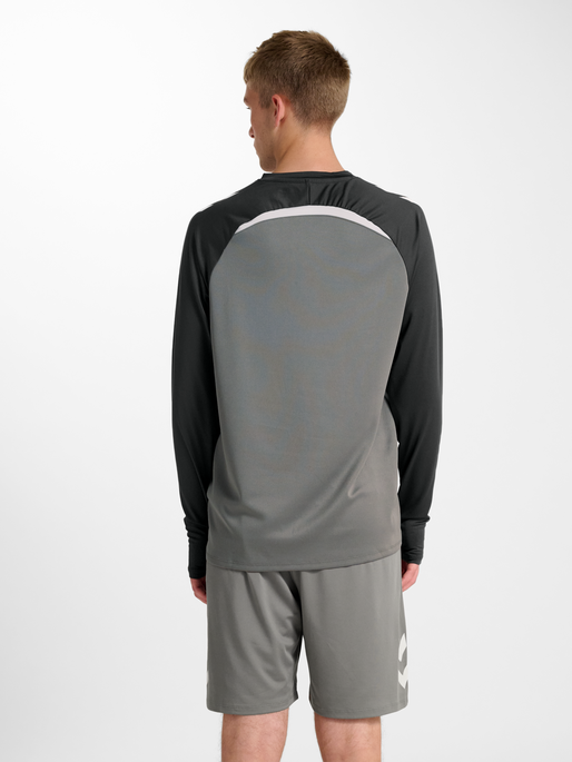 hmlLEAD 2.0 CREW SWEAT, STEEL GRAY/ASPHALT, model