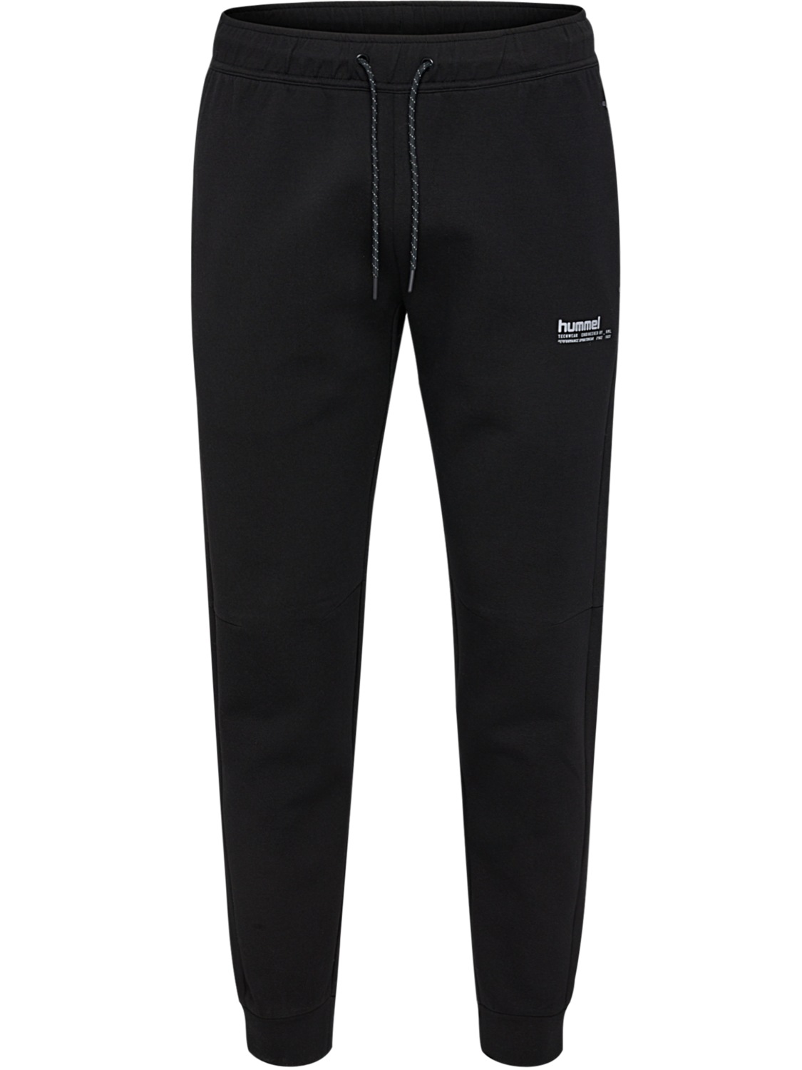 hmlTECH FLEECE REGULAR PANTS, BLACK, packshot