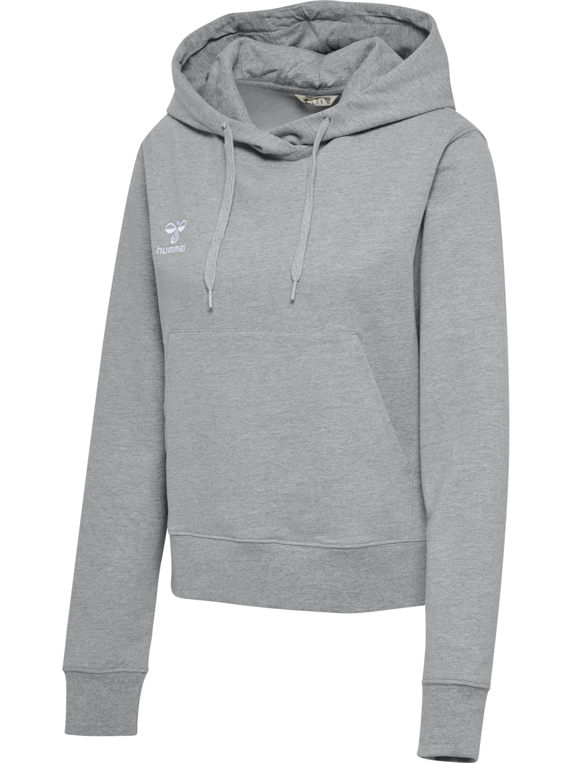 hmlGO 2.0 HOODIE WOMAN, GREY MELANGE, packshot