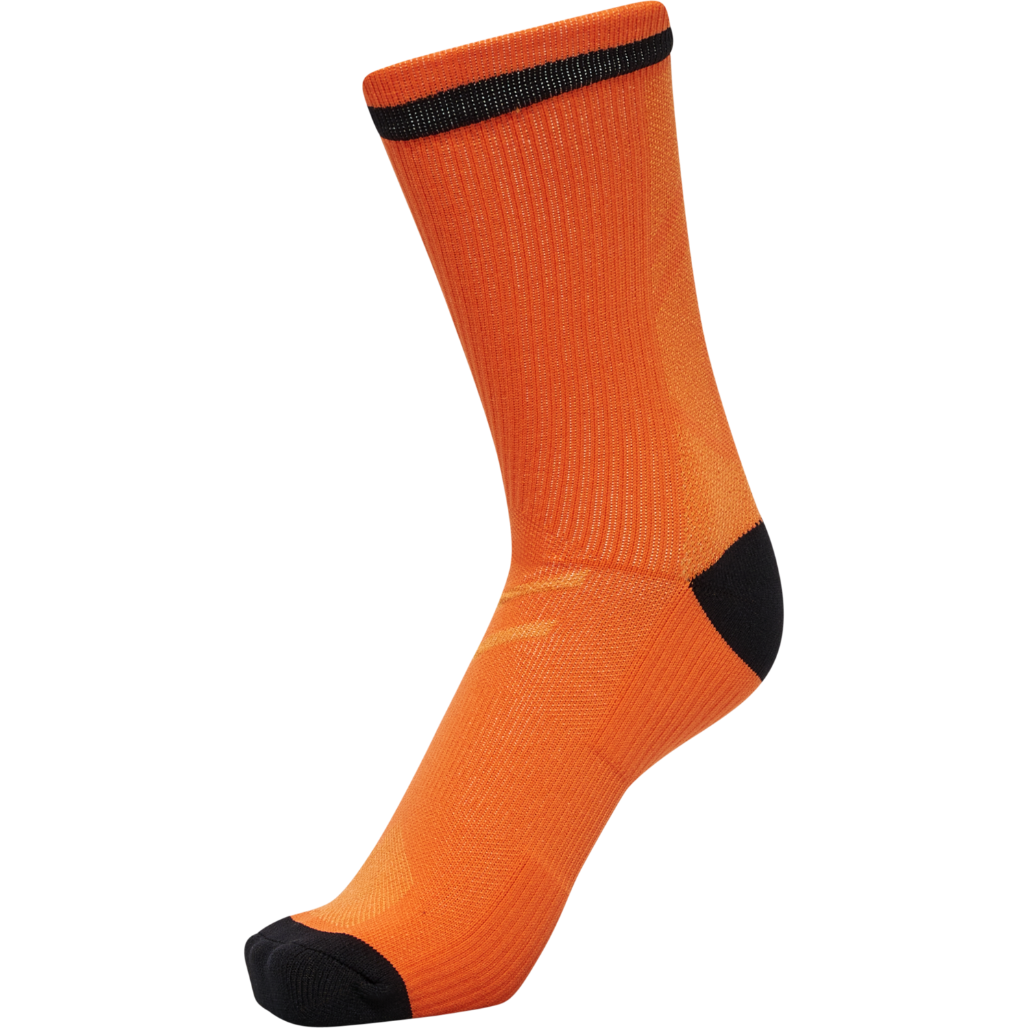 ELITE INDOOR SOCK LOW PA, NASTURTIUM/BLACK, packshot