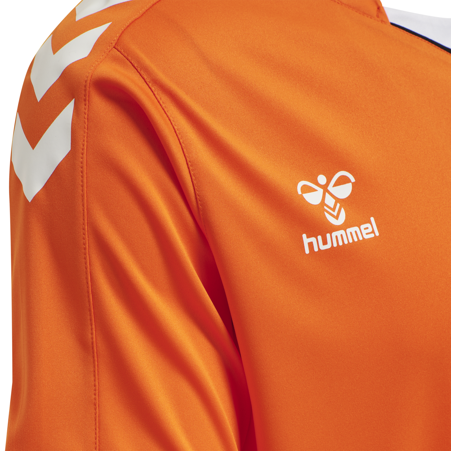 hmlCORE XK POLY JERSEY S/S, ORANGE TIGER, packshot