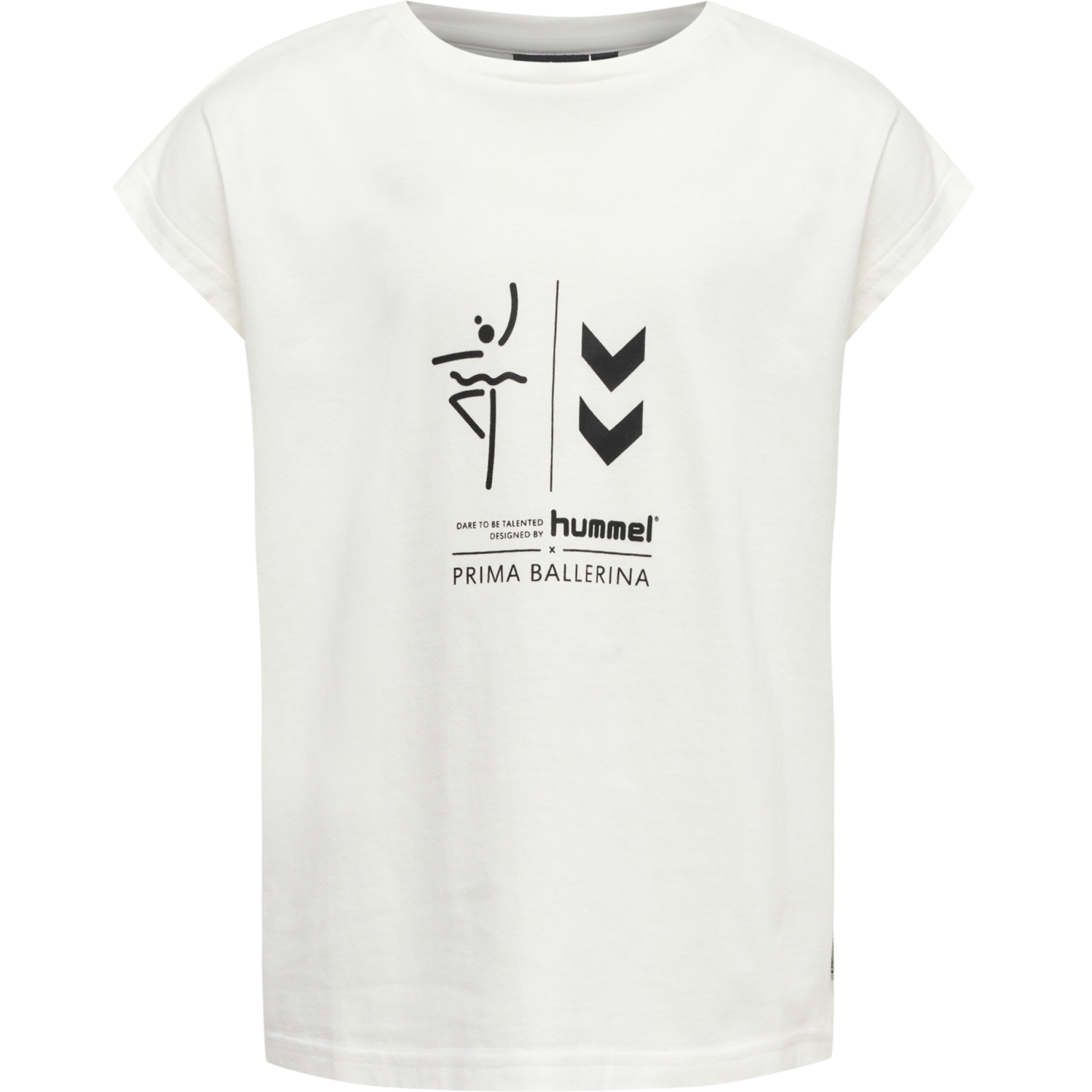 hmlPRIMA BEE T-SHIRT S/S, MARSHMALLOW, packshot