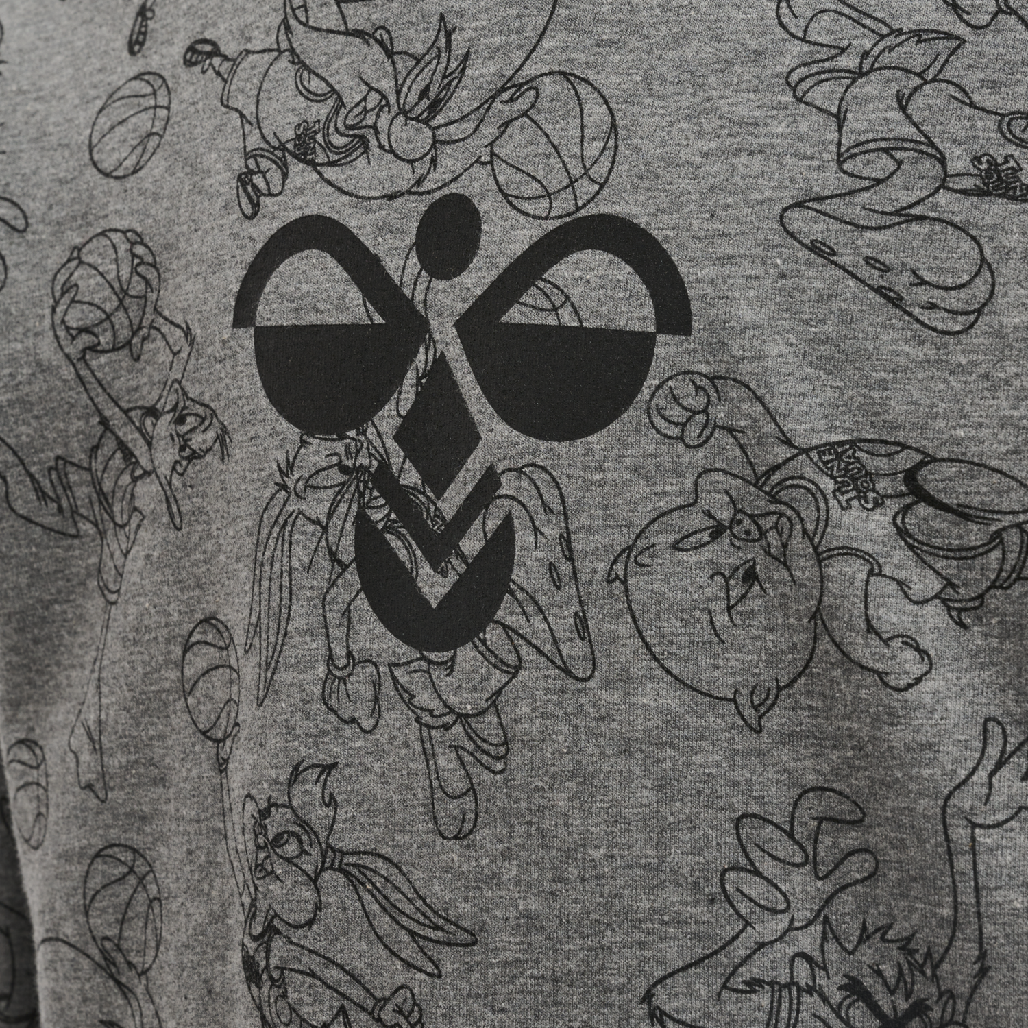 hmlSPACE JAM CUATRO HOODIE, MEDIUM MELANGE, packshot