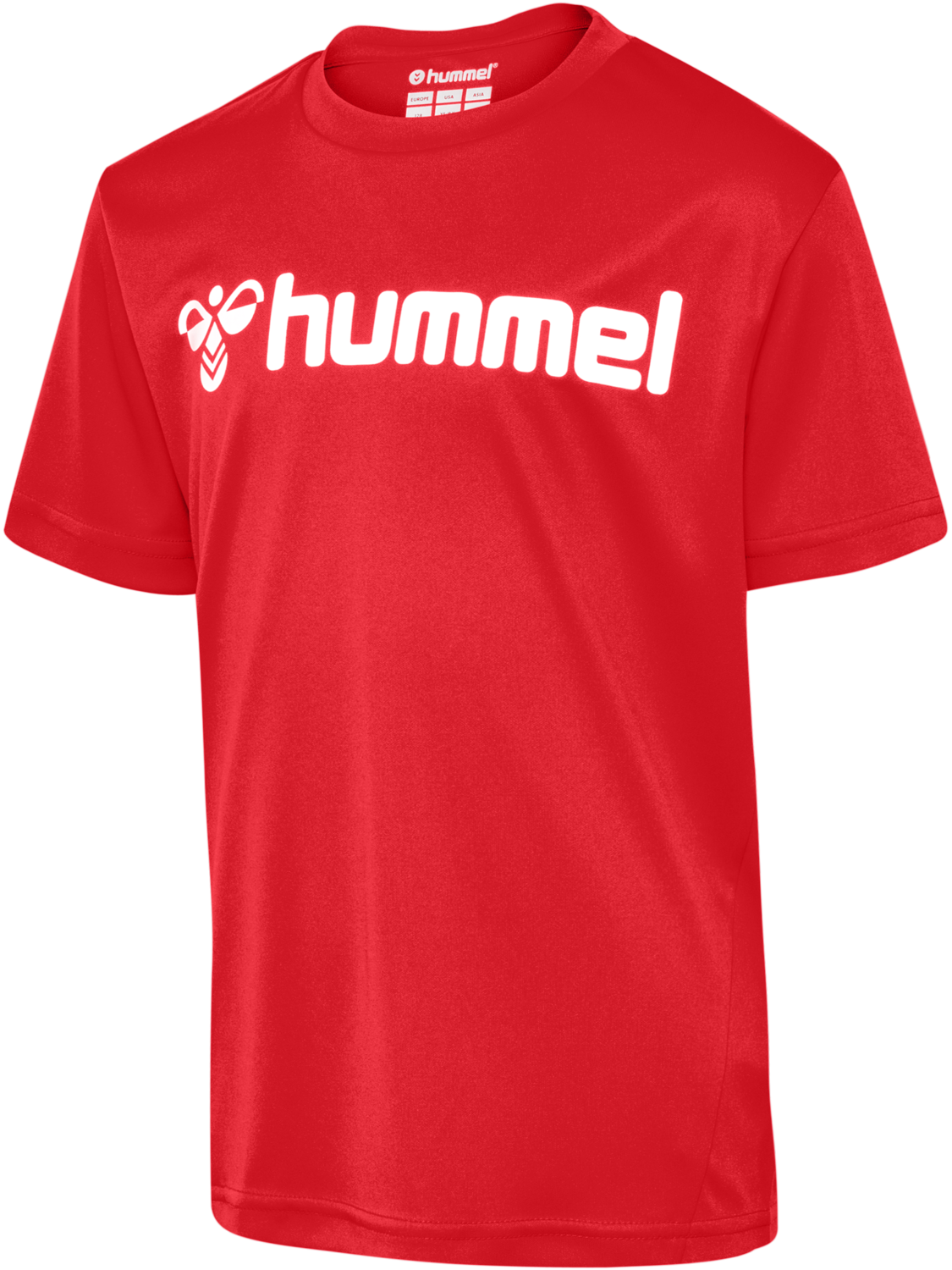 hmlLOGO JERSEY S/S KIDS, TRUE RED, packshot