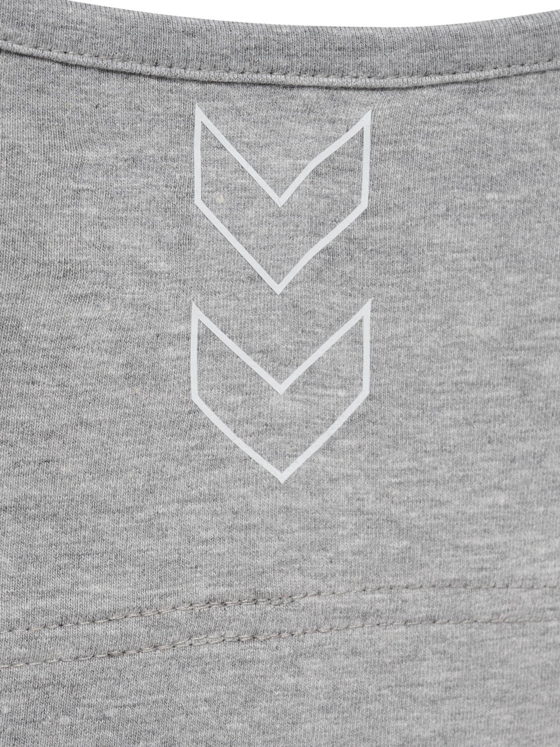hmlELEMENTAL COTTON SPORTS TOP, GREY MELANGE, packshot