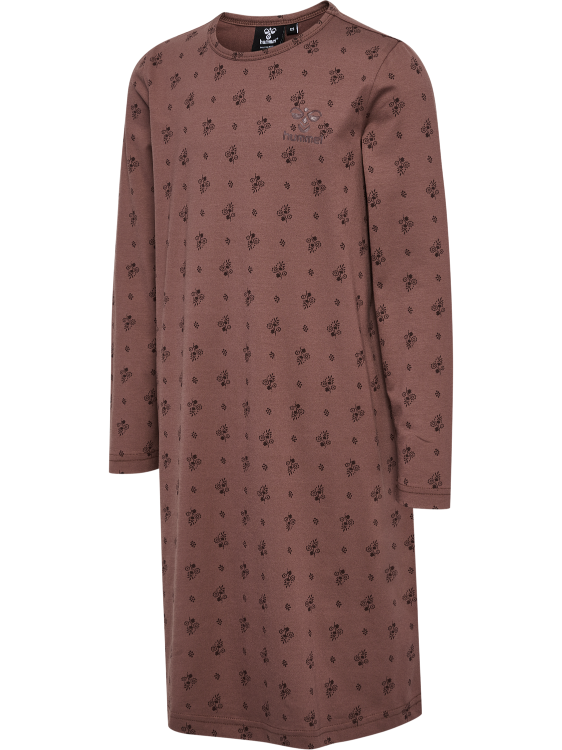 hmlCAROLINA NIGHT DRESS L/S, NUTMEG, packshot