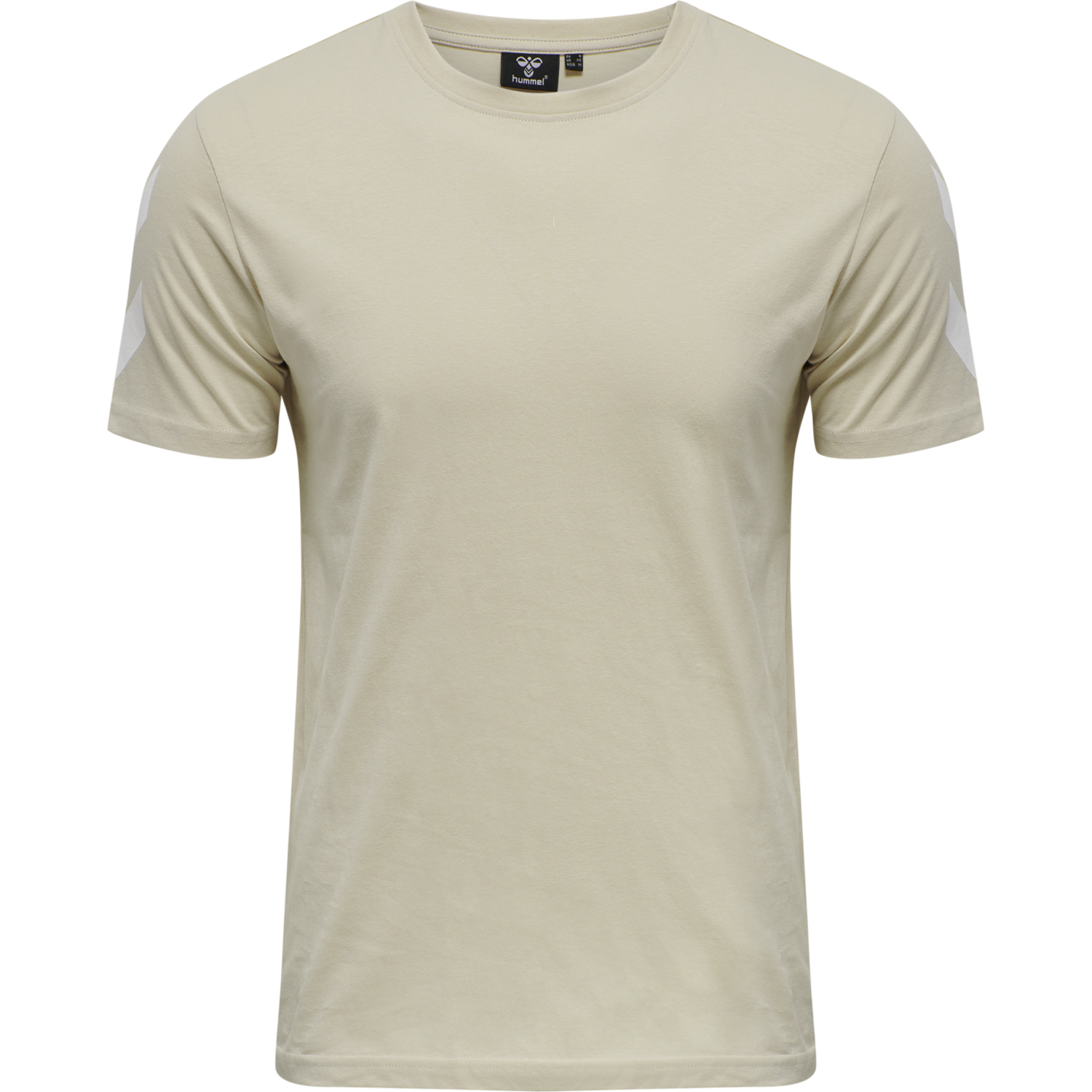 hmlLEGACY CHEVRON T-SHIRT, PUMICE STONE, packshot