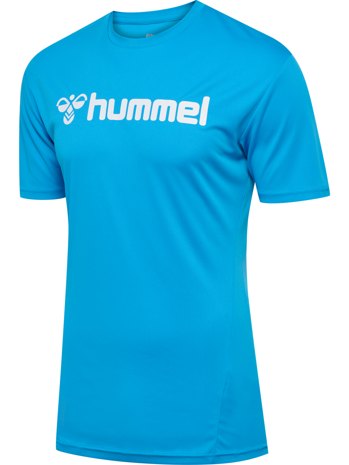 hmlLOGO JERSEY S/S, DIVA BLUE, packshot
