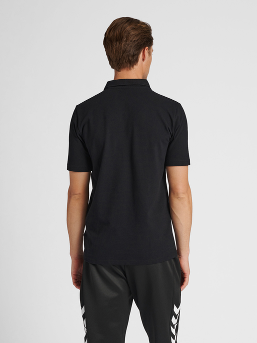 hmlRED STRETCH POLO, BLACK, model