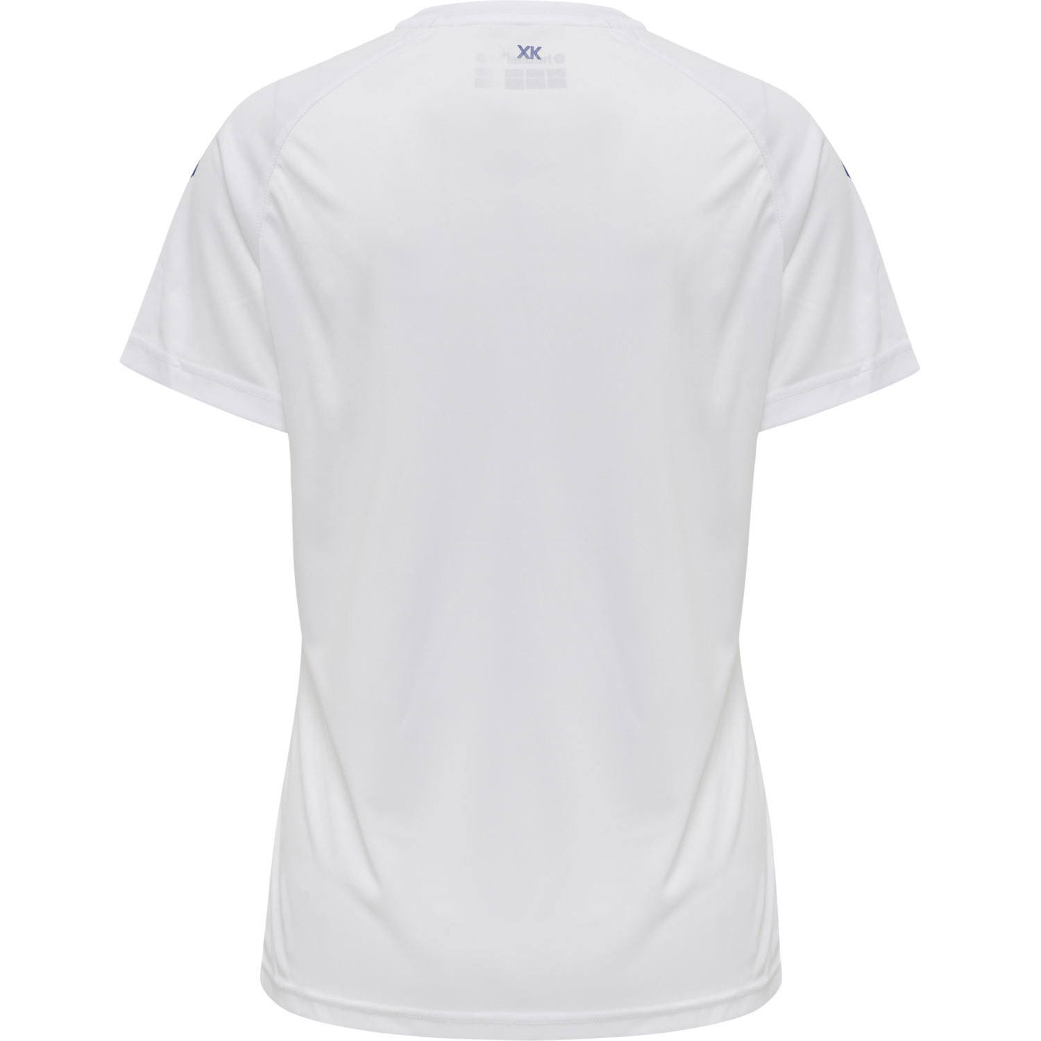 hmlCORE XK CORE POLY TEE  S/S WOMAN, WHITE/TRUE BLUE, packshot