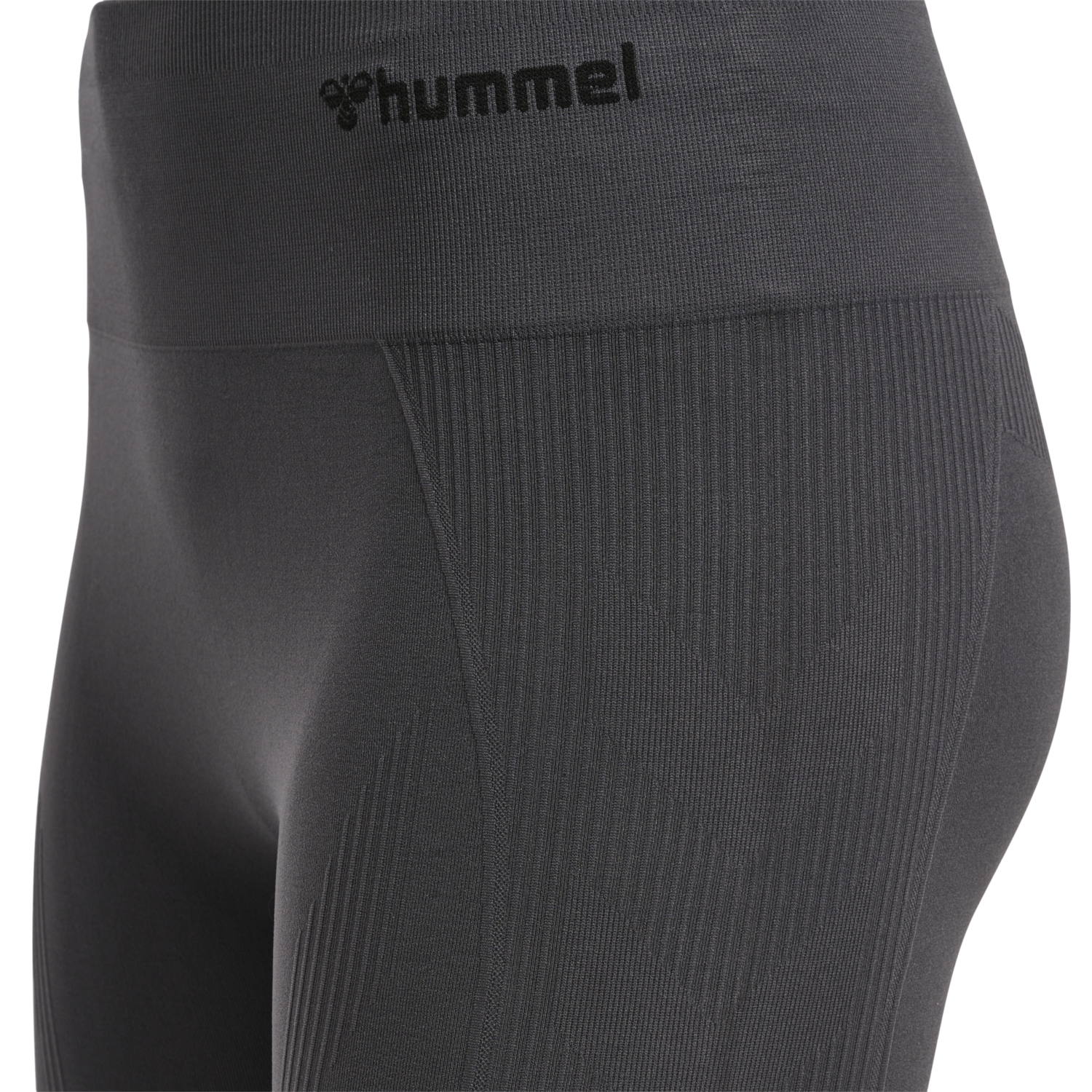 hmlTIF SEAMLESS HIGH WAIST TIGHTS, ASPHALT, packshot