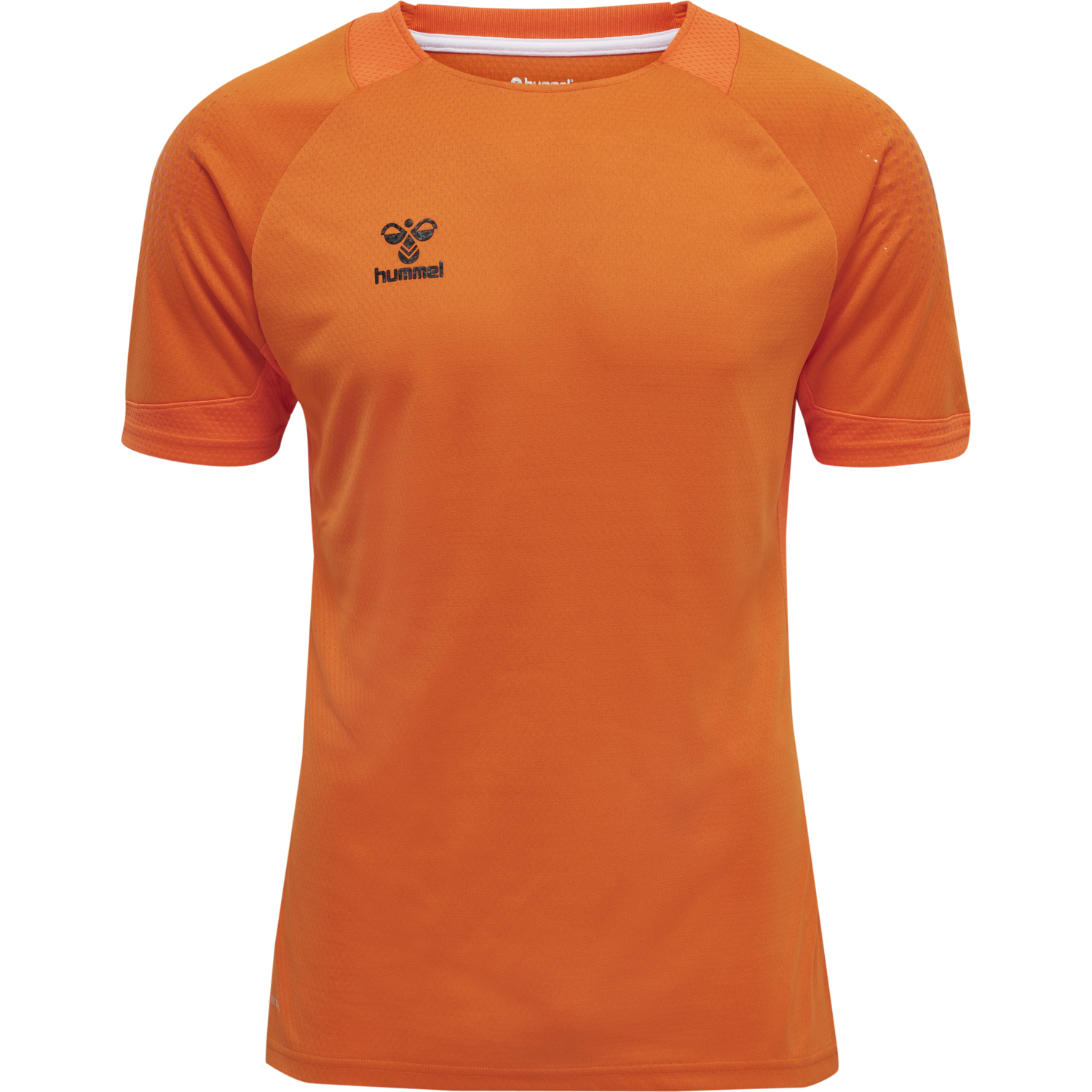 hmlLEAD S/S POLY JERSEY, ORANGE TIGER, packshot