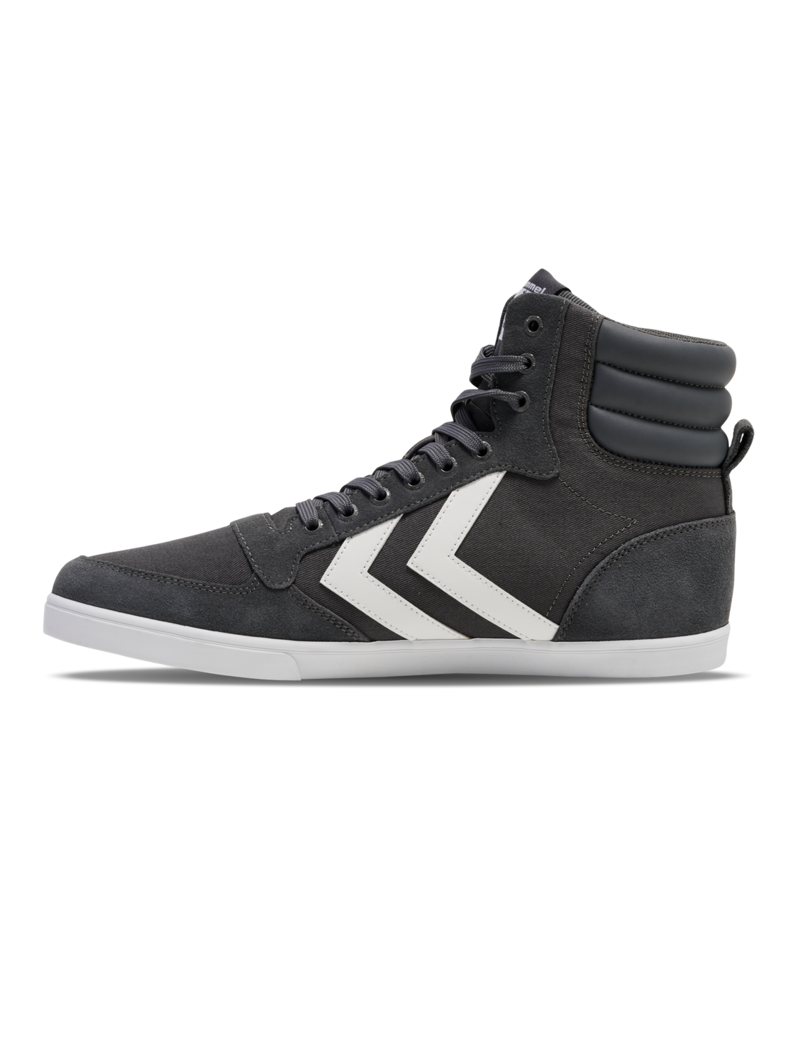 HUMMEL SLIMMER STADIL HIGH, CASTLE ROCK/WHITE KH, packshot