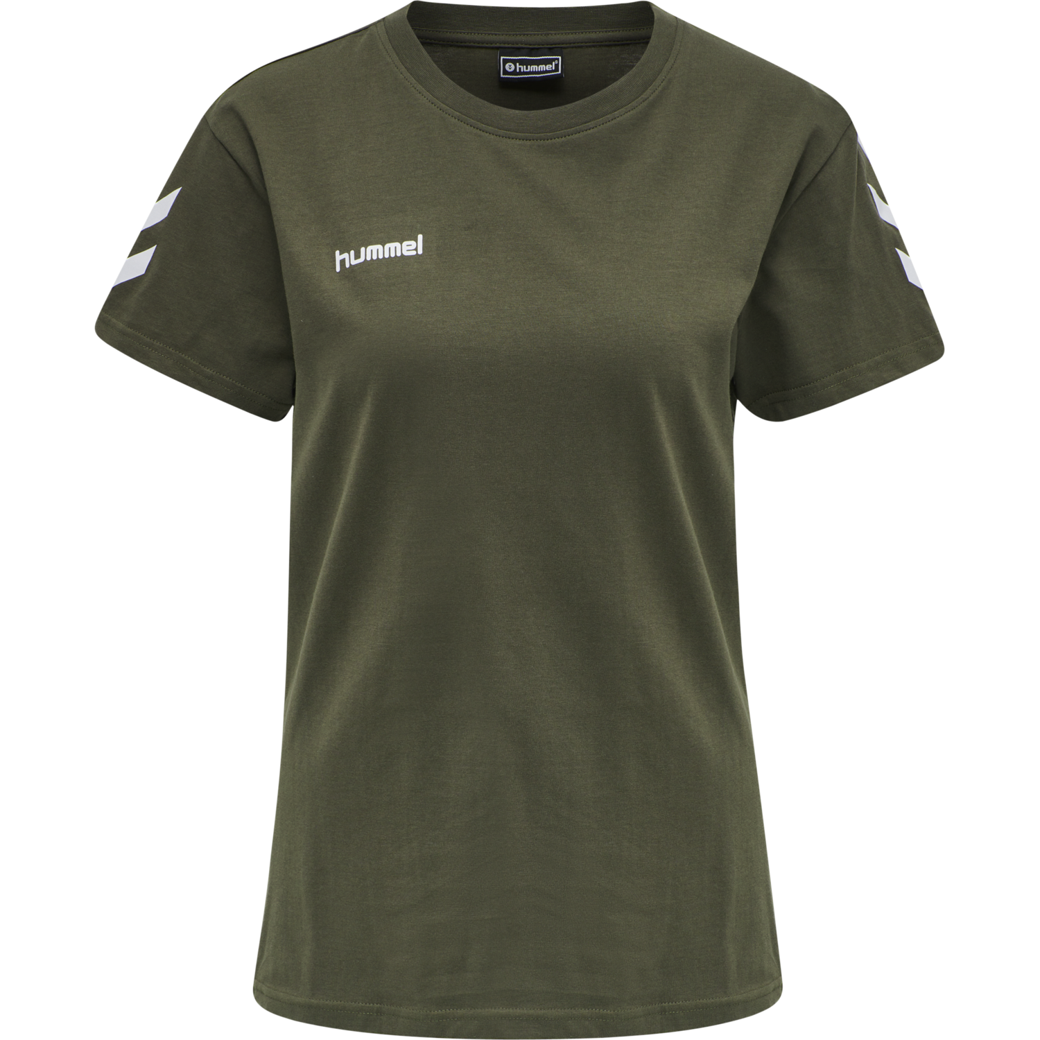 HMLGO COTTON T-SHIRT WOMAN S/S, GRAPE LEAF, packshot