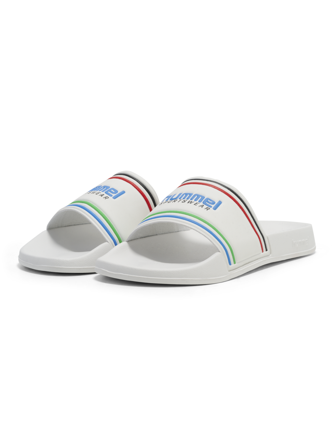 POOL SLIDE RT, WHITE/MULTICOLOR, packshot