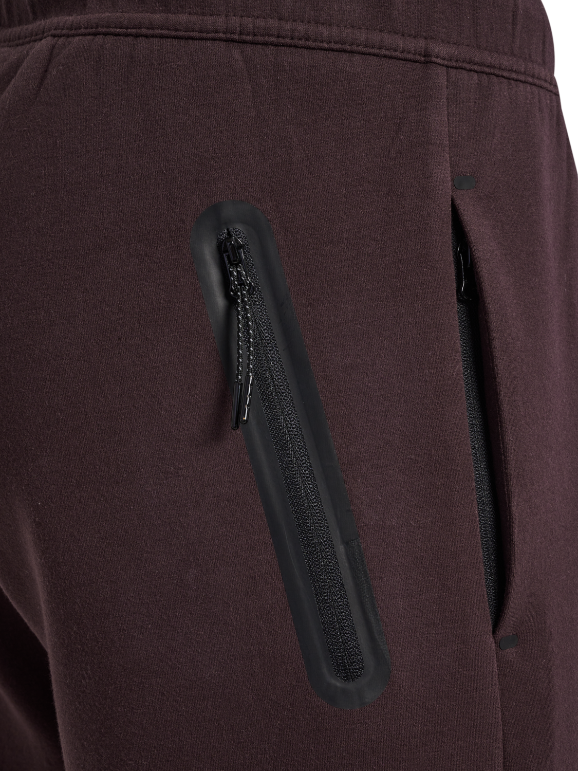 hmlTECH FLEECE REGULAR PANTS, CHOCOLATE PLUM, packshot
