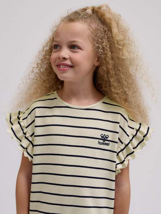 hmlAJMA DRESS S/L, WHITECAP GRAY, model