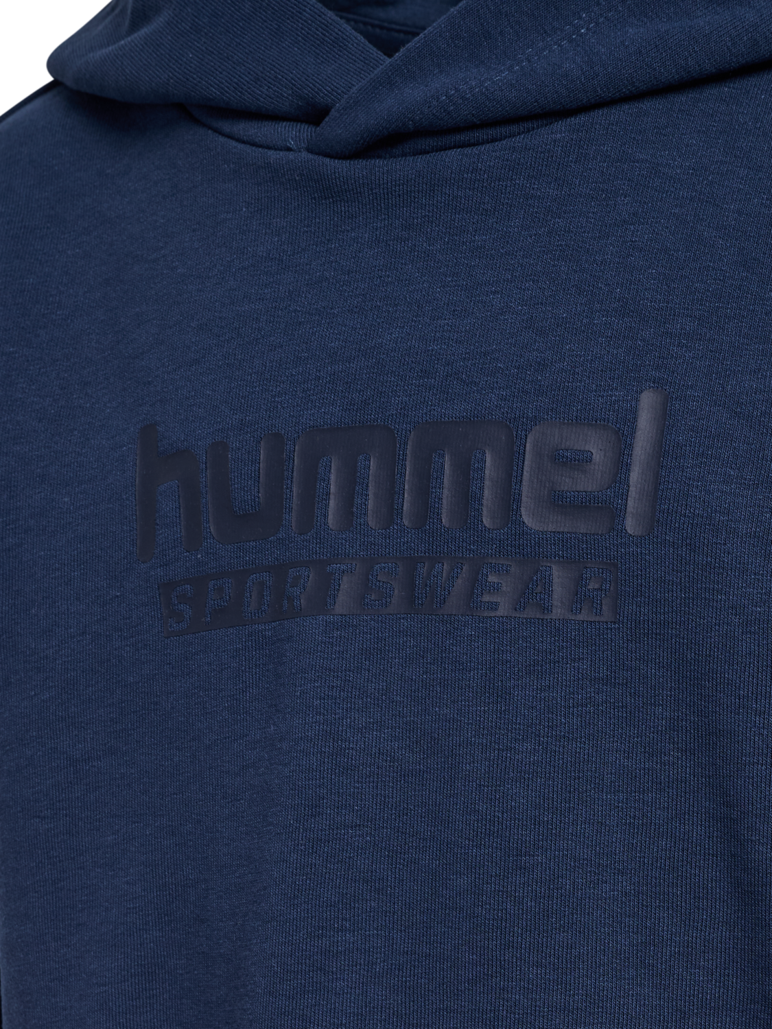 hmlJR BASE HOODIE, DRESS BLUES, packshot