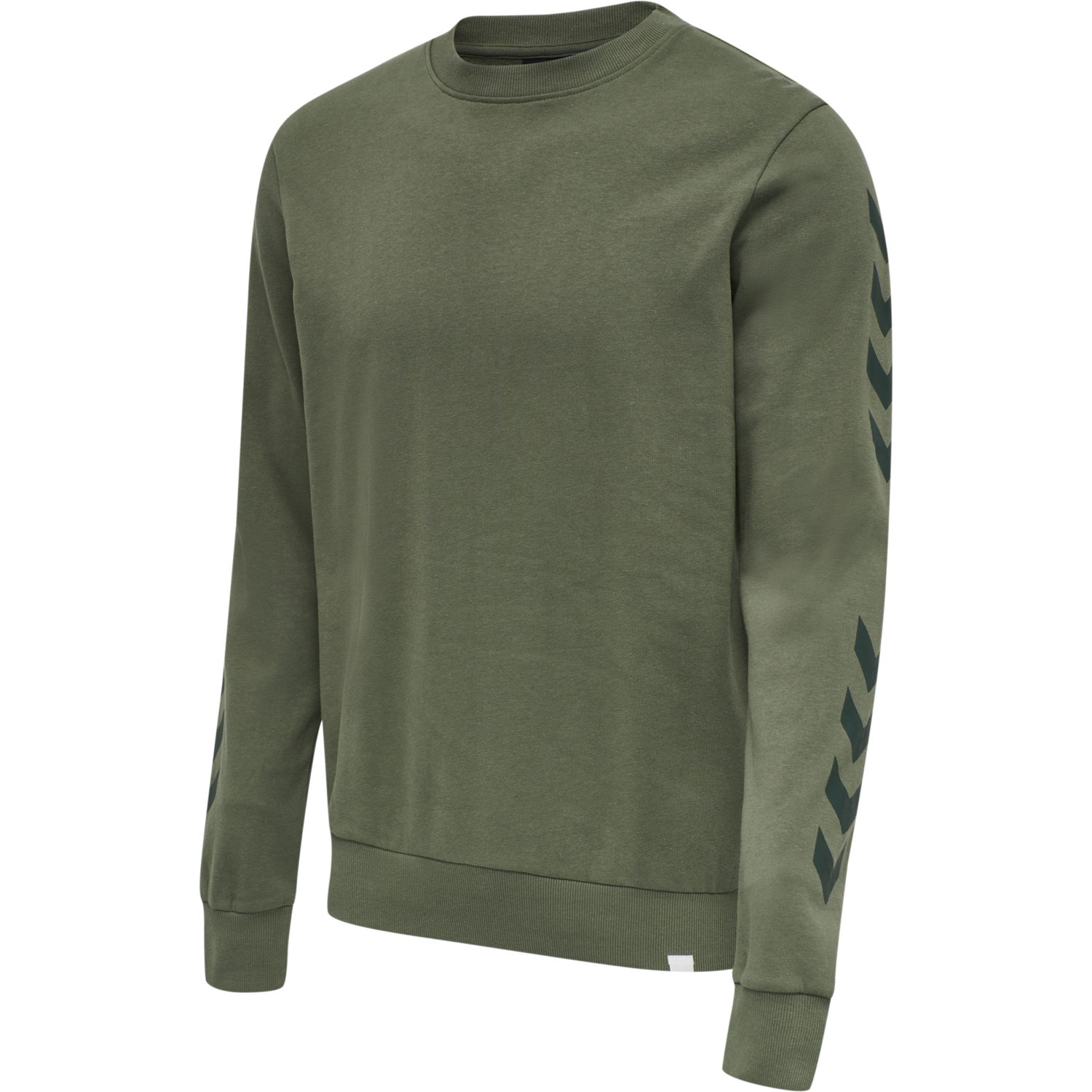 hmlLEGACY CHEVRON SWEATSHIRT, BEETLE, packshot