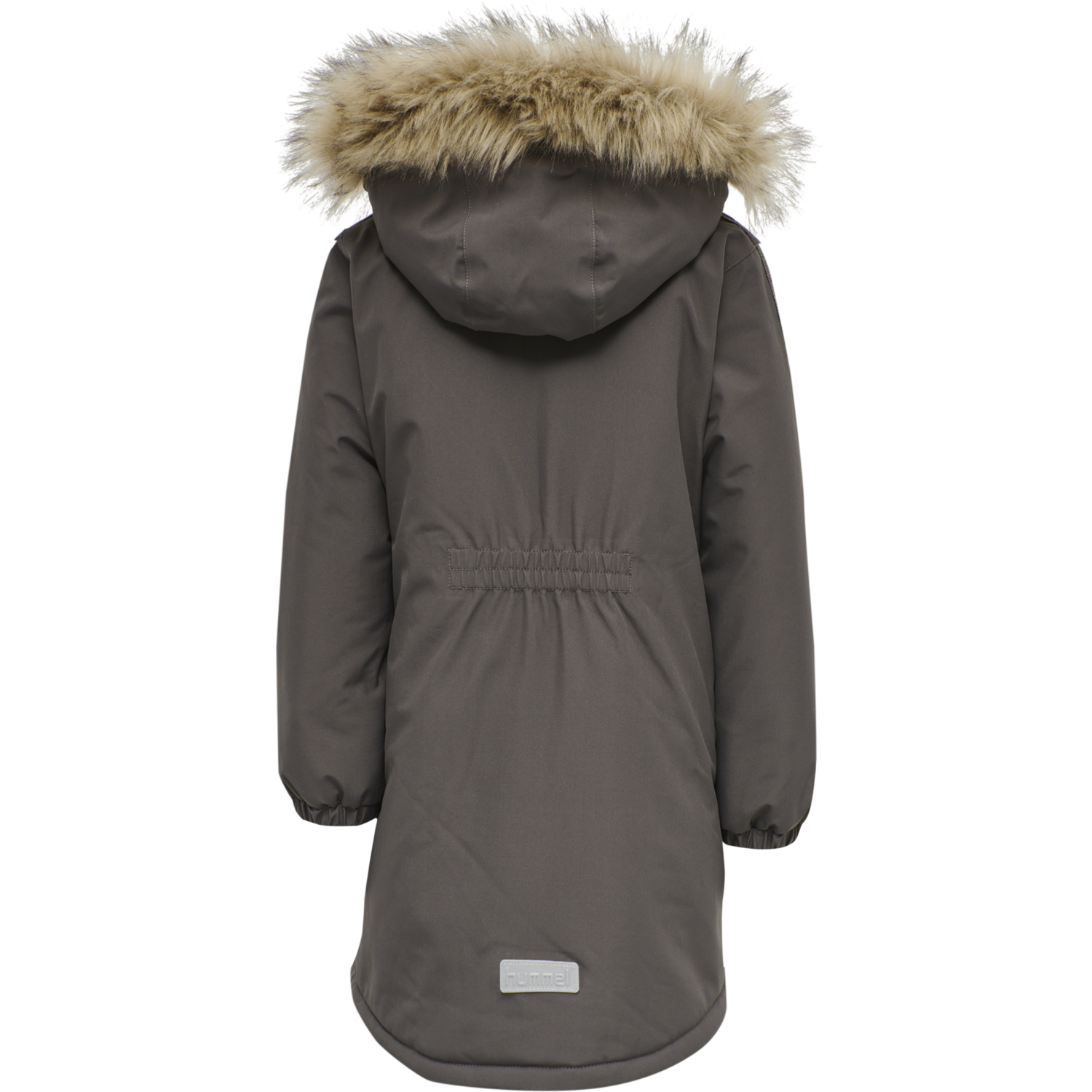 hmlLEAF COAT, PAVEMENT, packshot