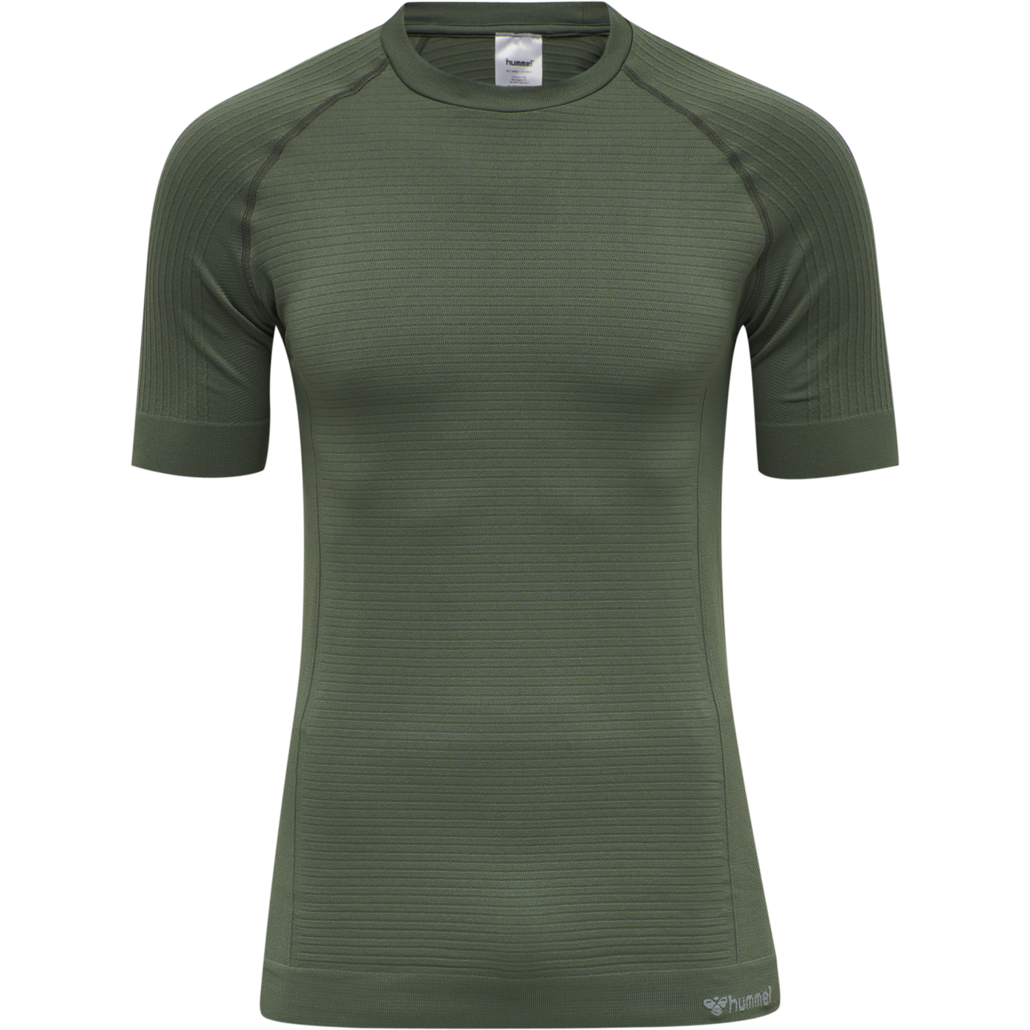 hmlSTROKE SEAMLESS T-SHIRT, THYME, packshot