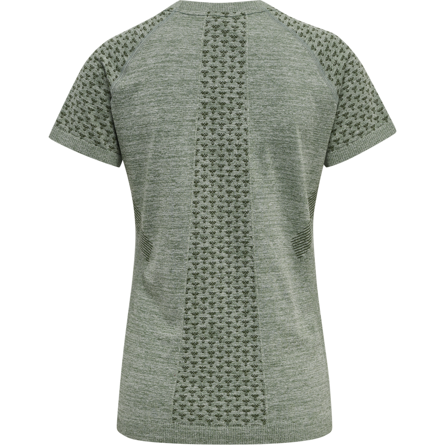 hmlCI SEAMLESS T-SHIRT, THYME MELANGE, packshot