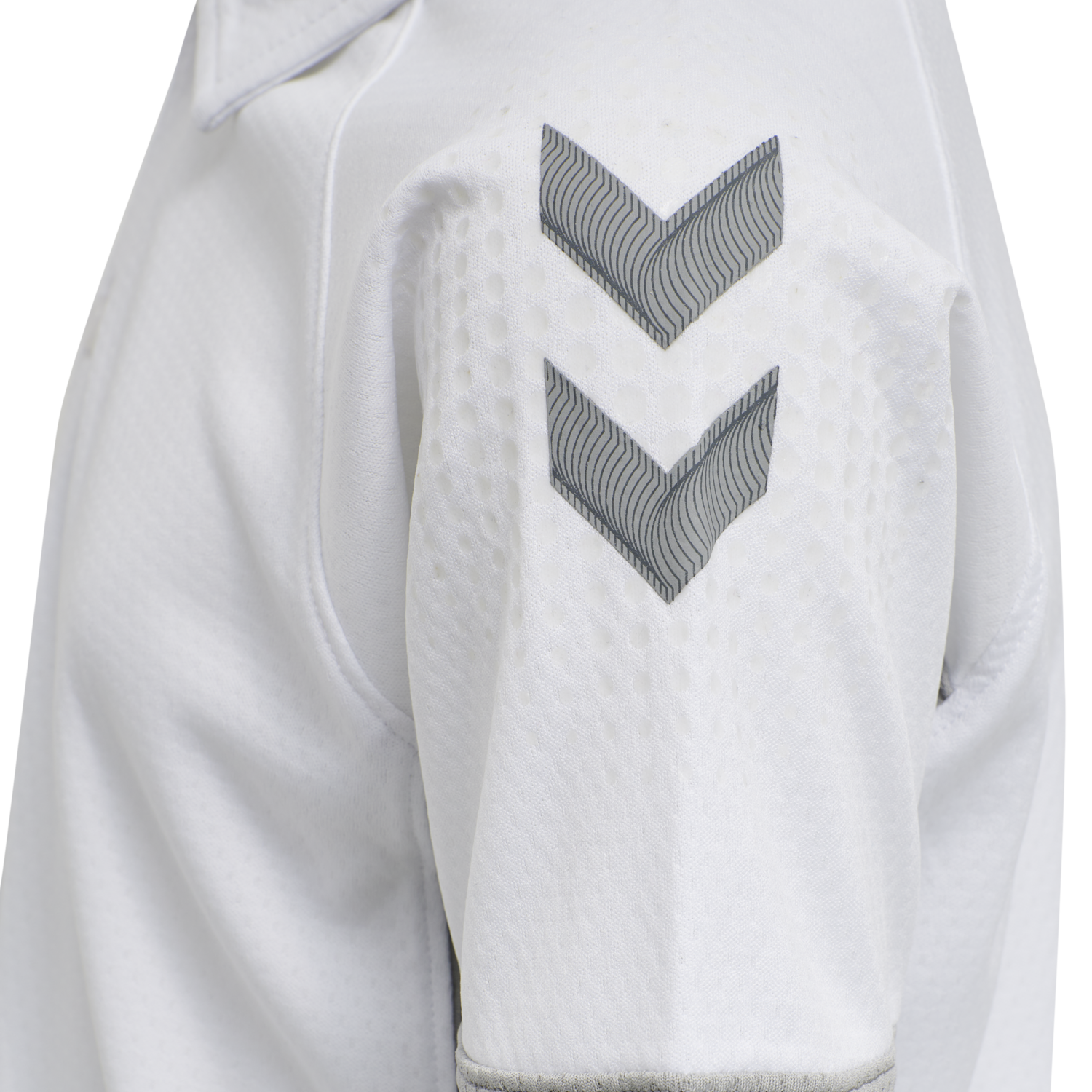 hmlLEAD FUNCTIONAL KIDS POLO, WHITE, packshot