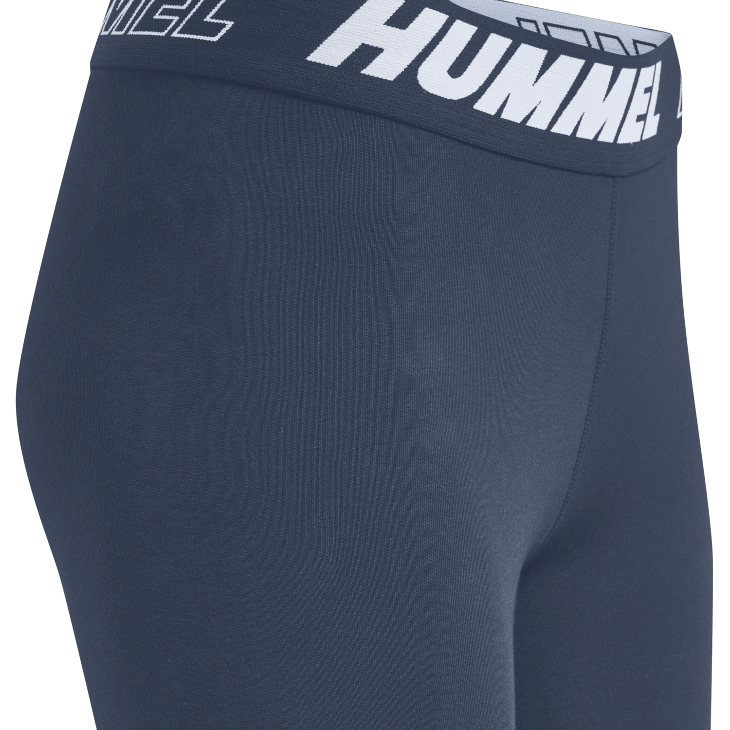 hmlTE MAJA MID WAIST COTTON TIGHTS, INSIGNIA BLUE, packshot