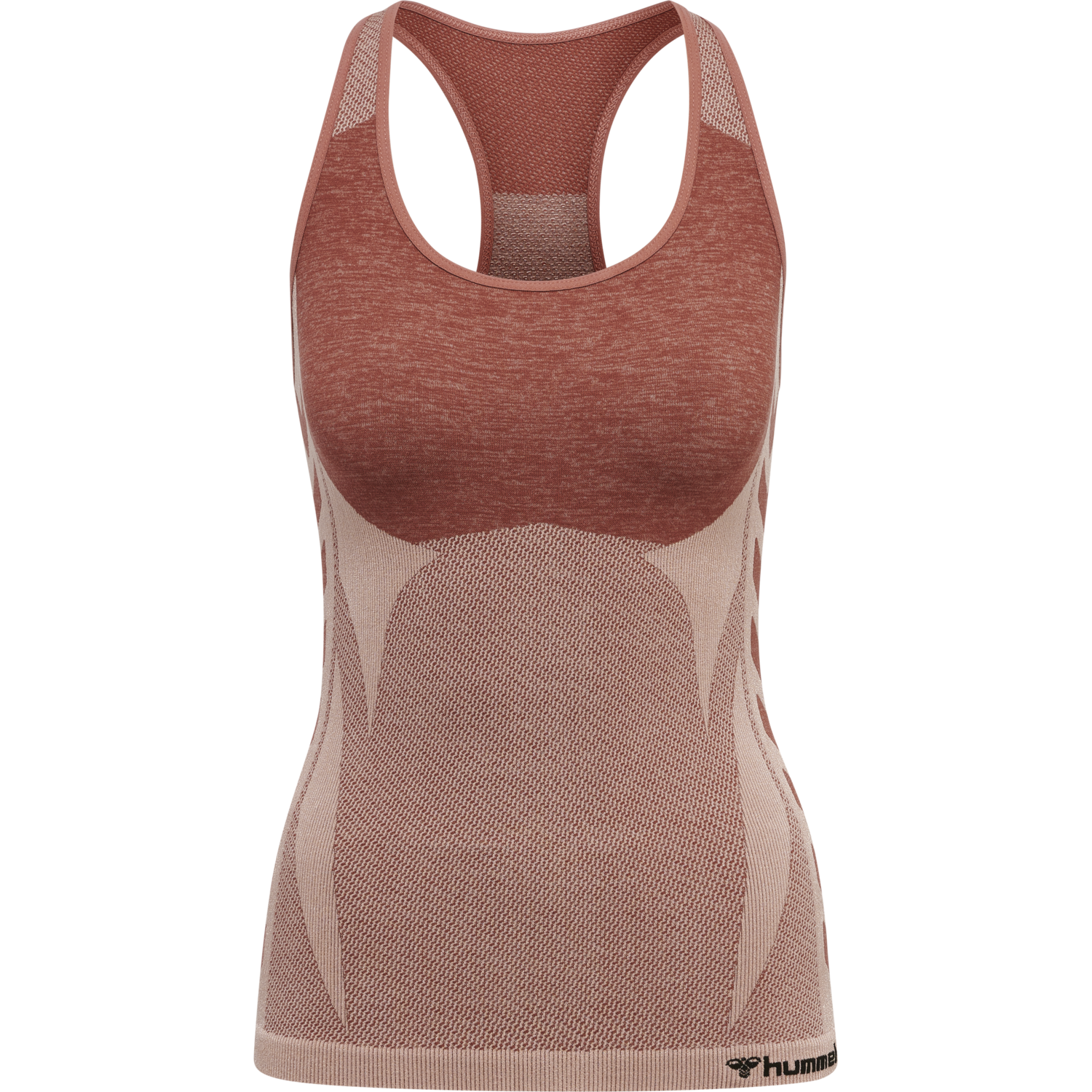 hmlCLEA SEAMLESS TOP, WITHERED ROSE/ROSE TAN MELANGE, packshot