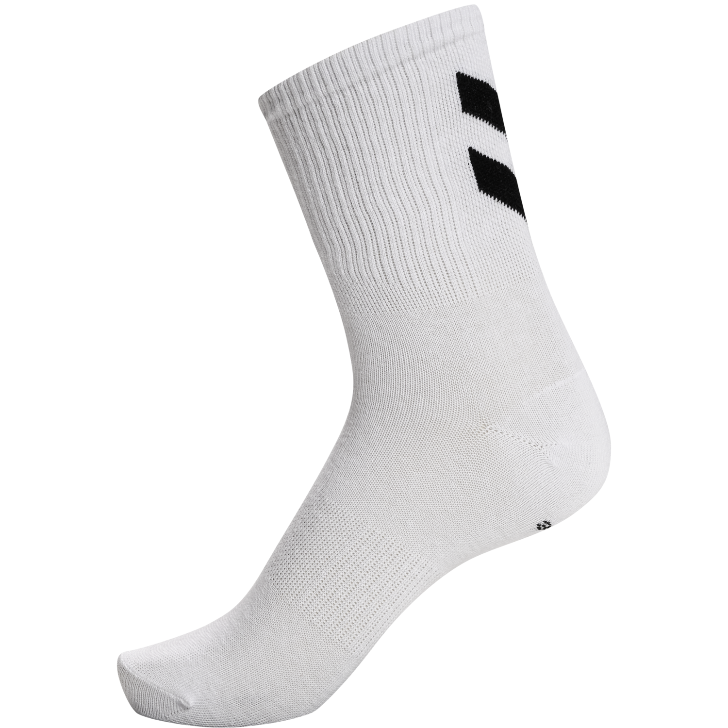 hmlCHEVRON 6-PACK SOCKS, WHITE/WHITE, packshot