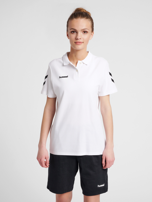 HMLGO COTTON POLO WO, WHITE, model