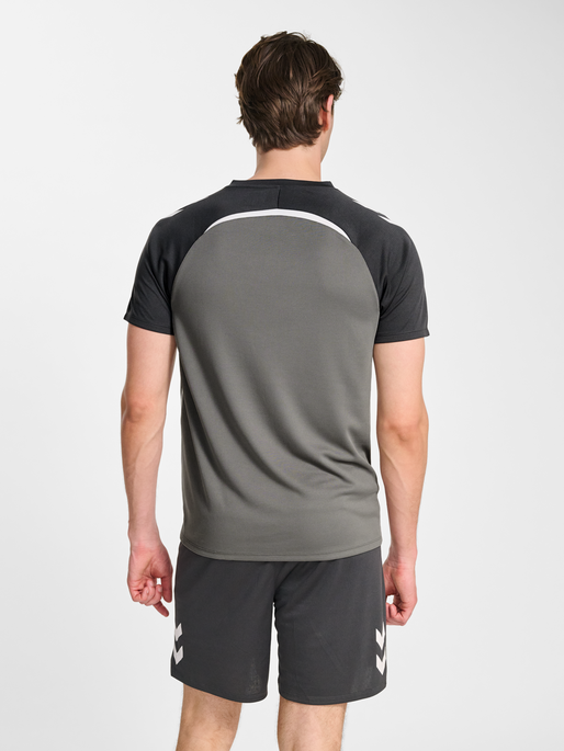 hmlLEAD 2.0 POLO, STEEL GRAY/ASPHALT, model