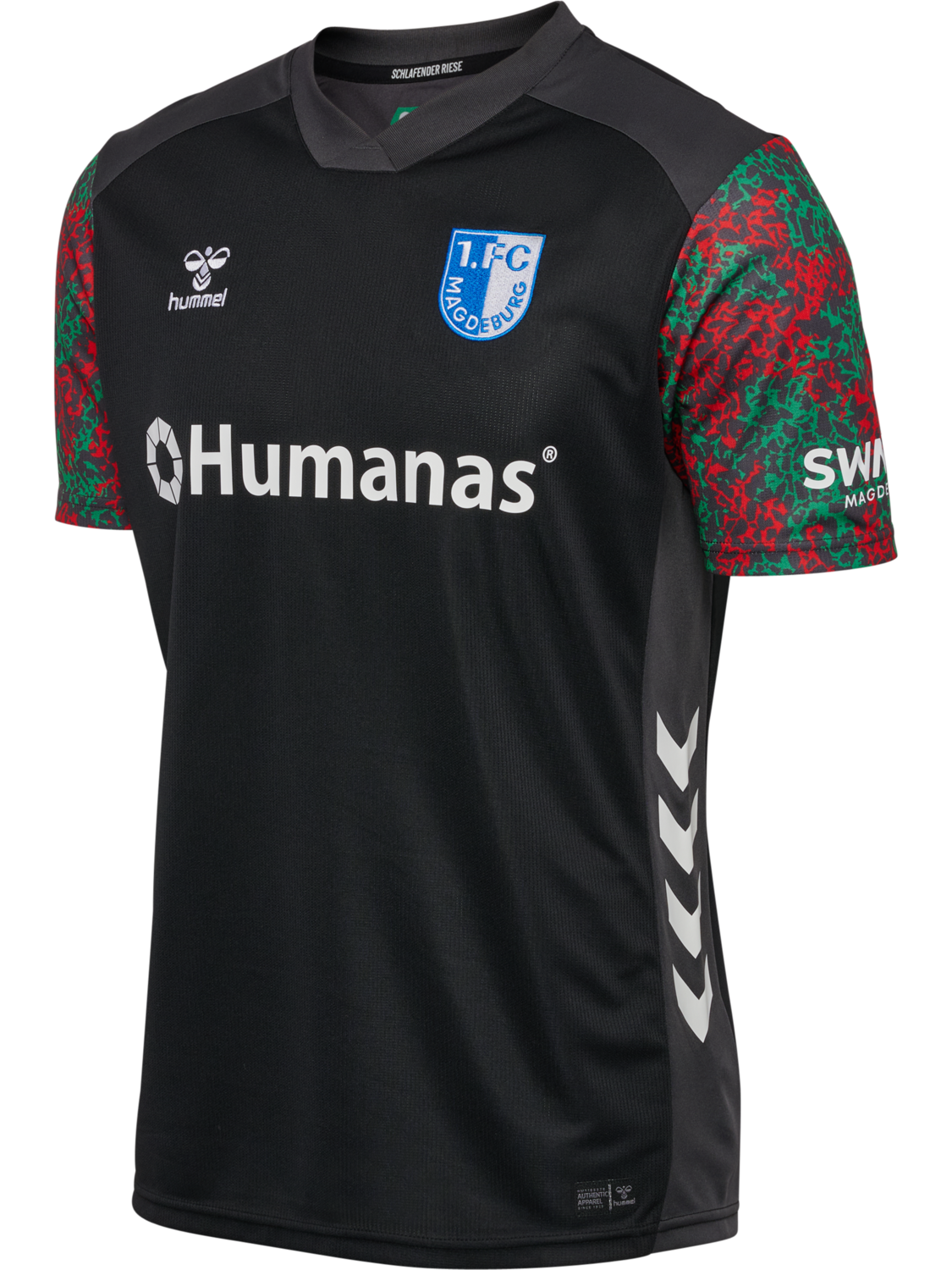 1FCM 25/26 3RD JERSEY S/S, BLACK, packshot