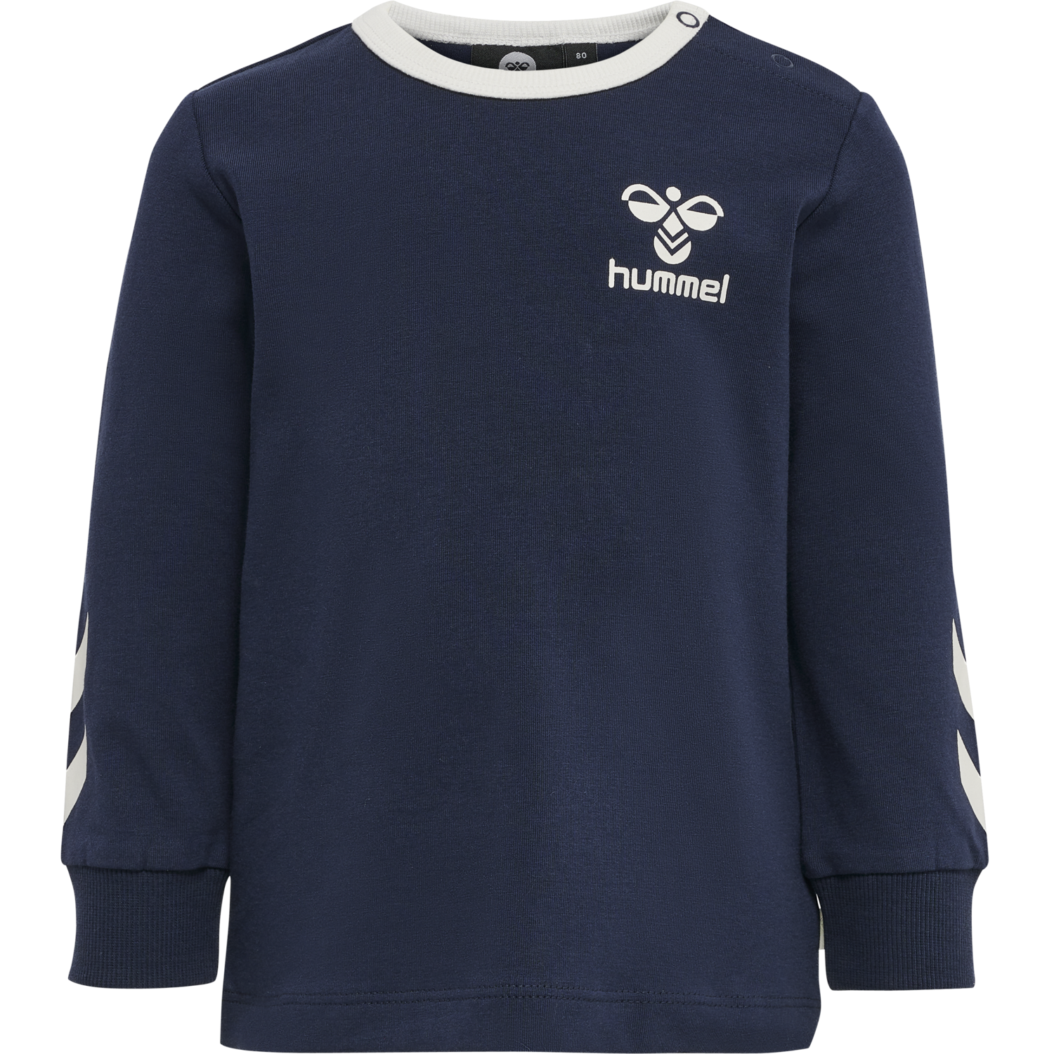 hmlMAULE T-SHIRT L/S, BLACK IRIS, packshot