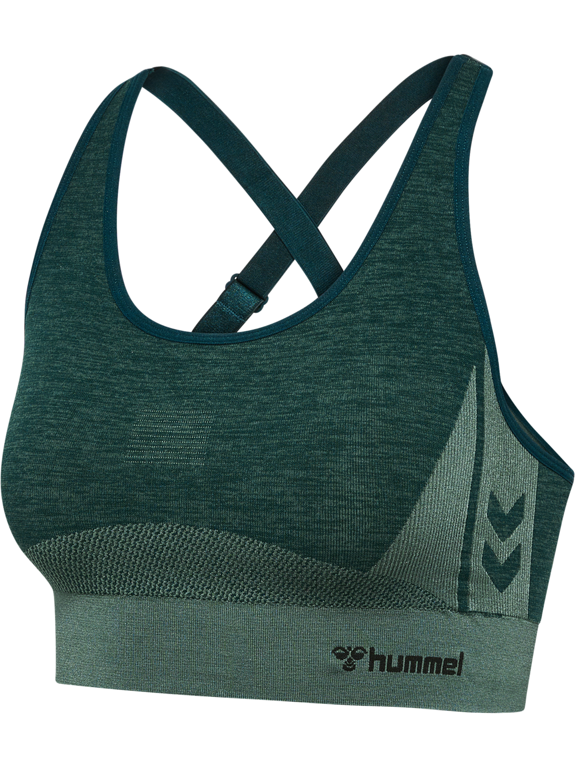hmlCLEA SEAMLESS  SPORTS TOP, GREEN GABLES/GARDEN TOPIARY ME, packshot
