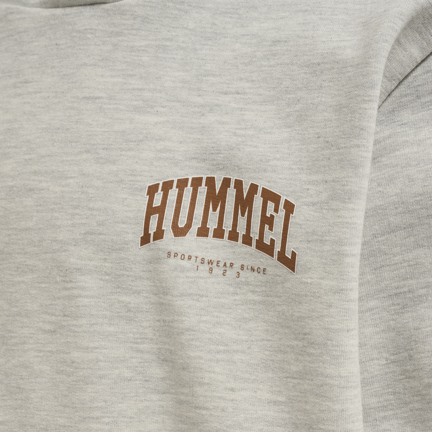 hmlFAST HOODIE, LIGHT GREY MELANGE, packshot